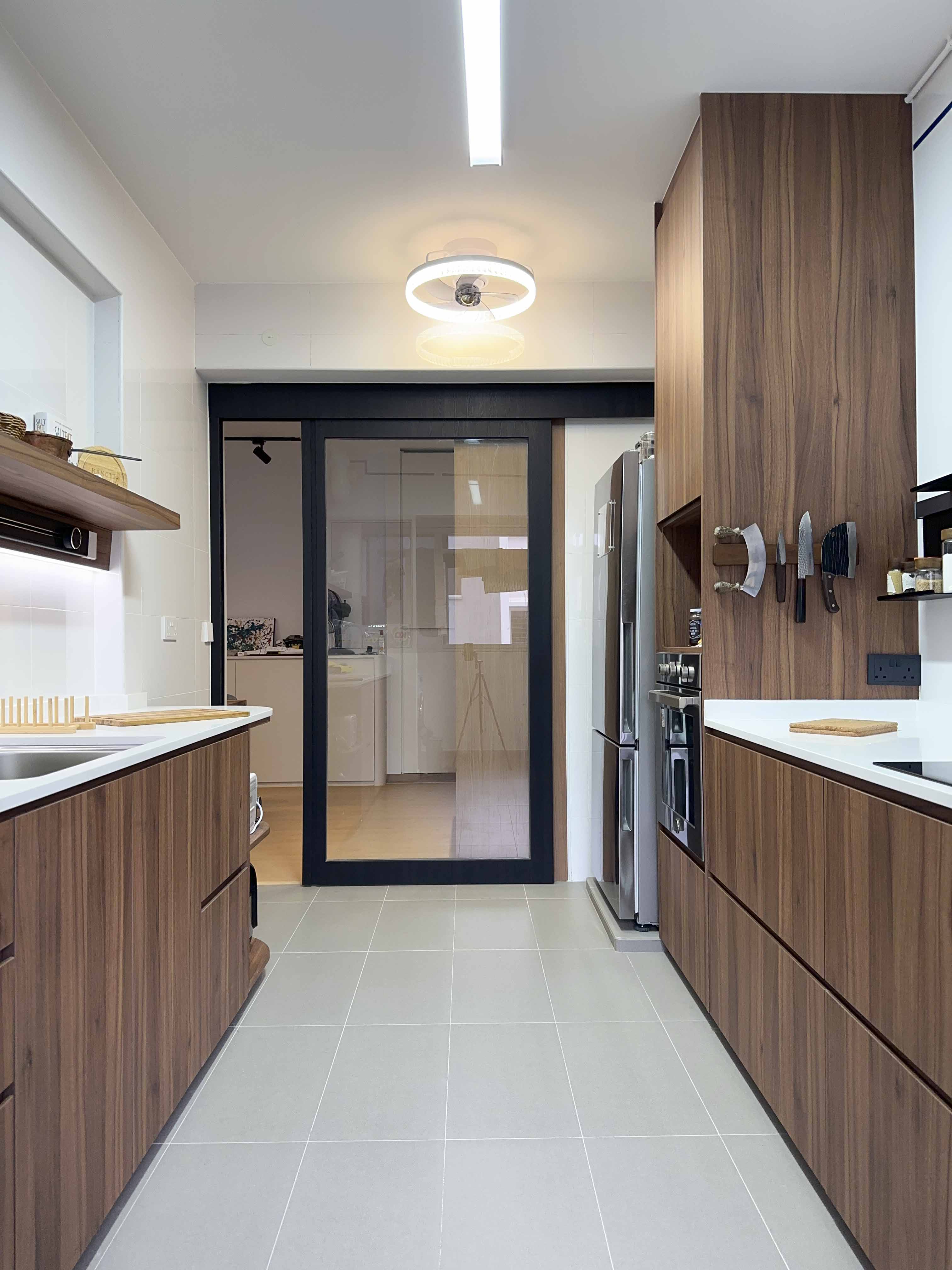 Scandinavian Design - Kitchen - HDB 4 Room - Design by Sky Creation