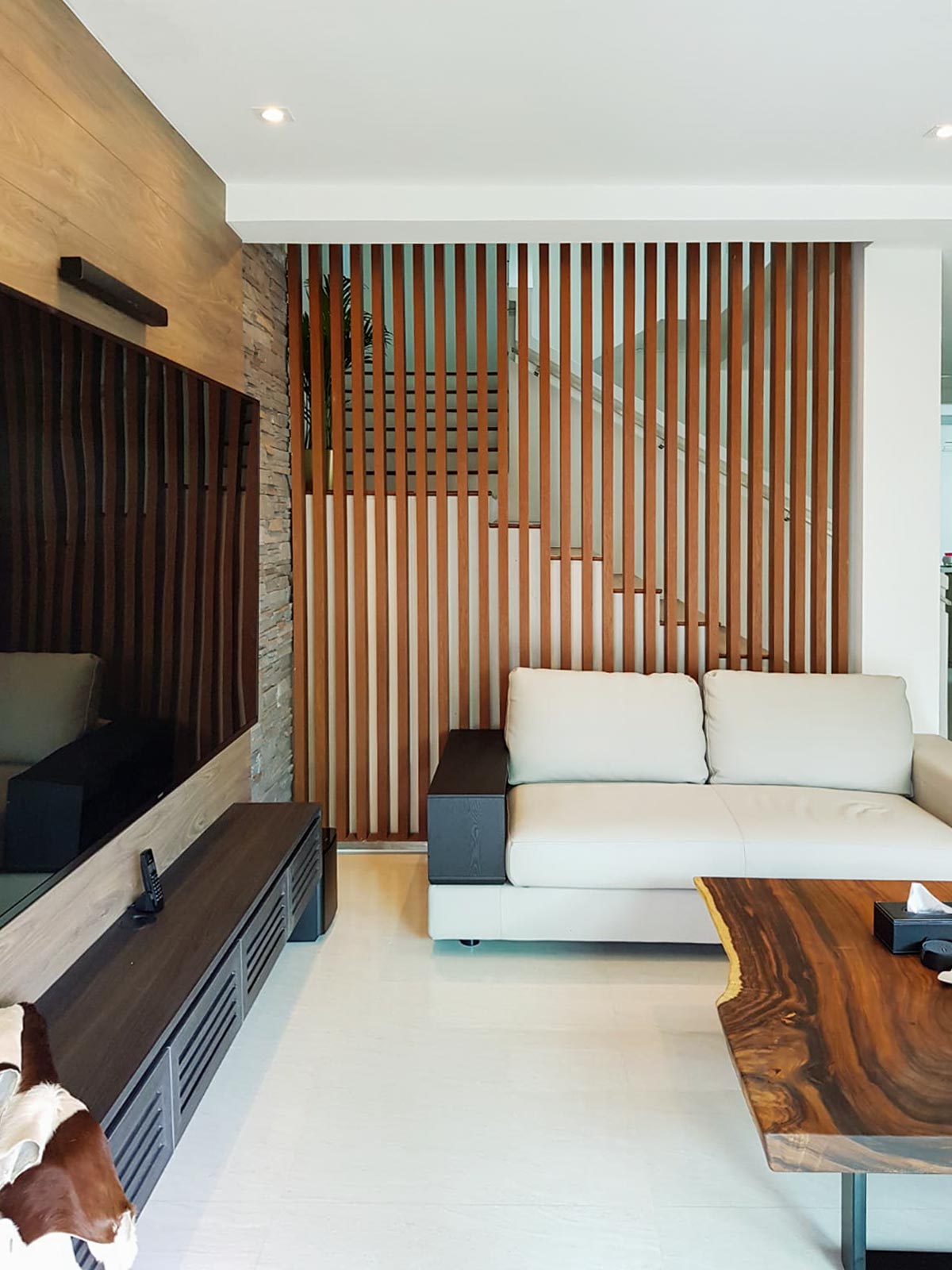 Modern Design - Living Room - Landed House - Design by Sky Creation