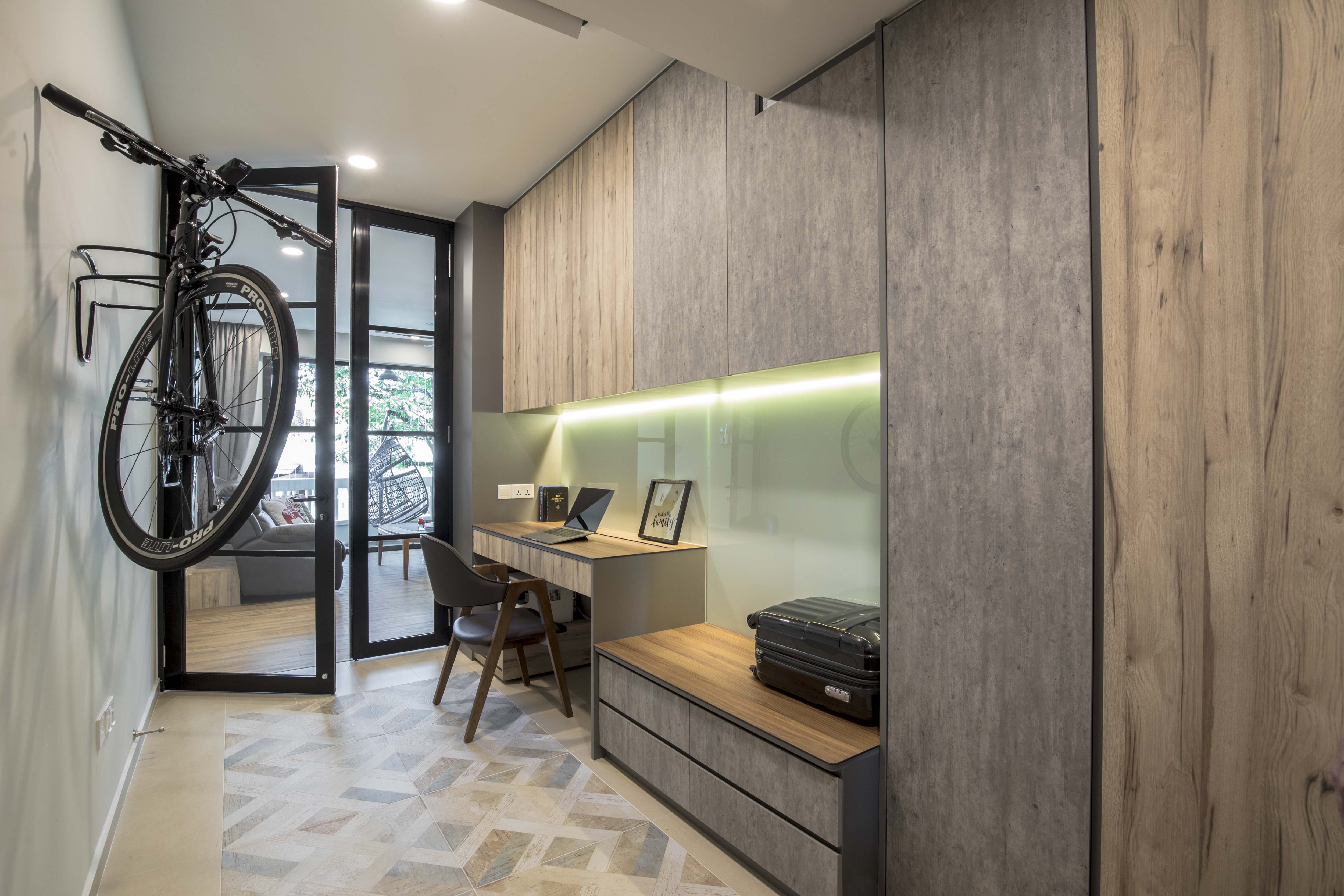 Industrial Design - Living Room - Condominium - Design by Sky Creation