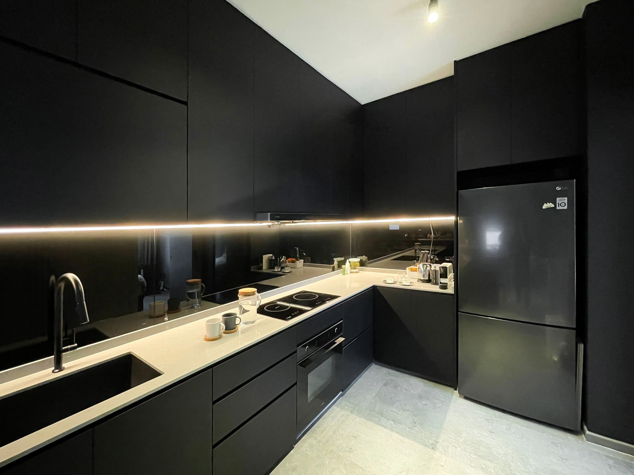 Scandinavian Design - Kitchen - Condominium - Design by Sky Creation