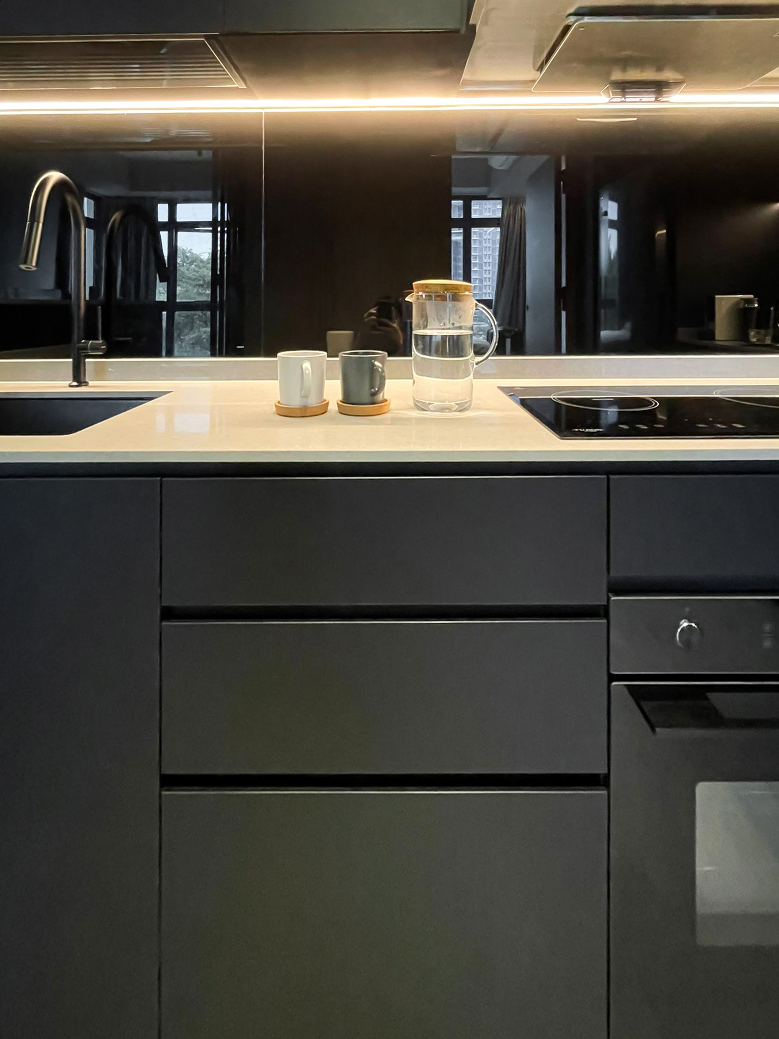 Scandinavian Design - Kitchen - Condominium - Design by Sky Creation