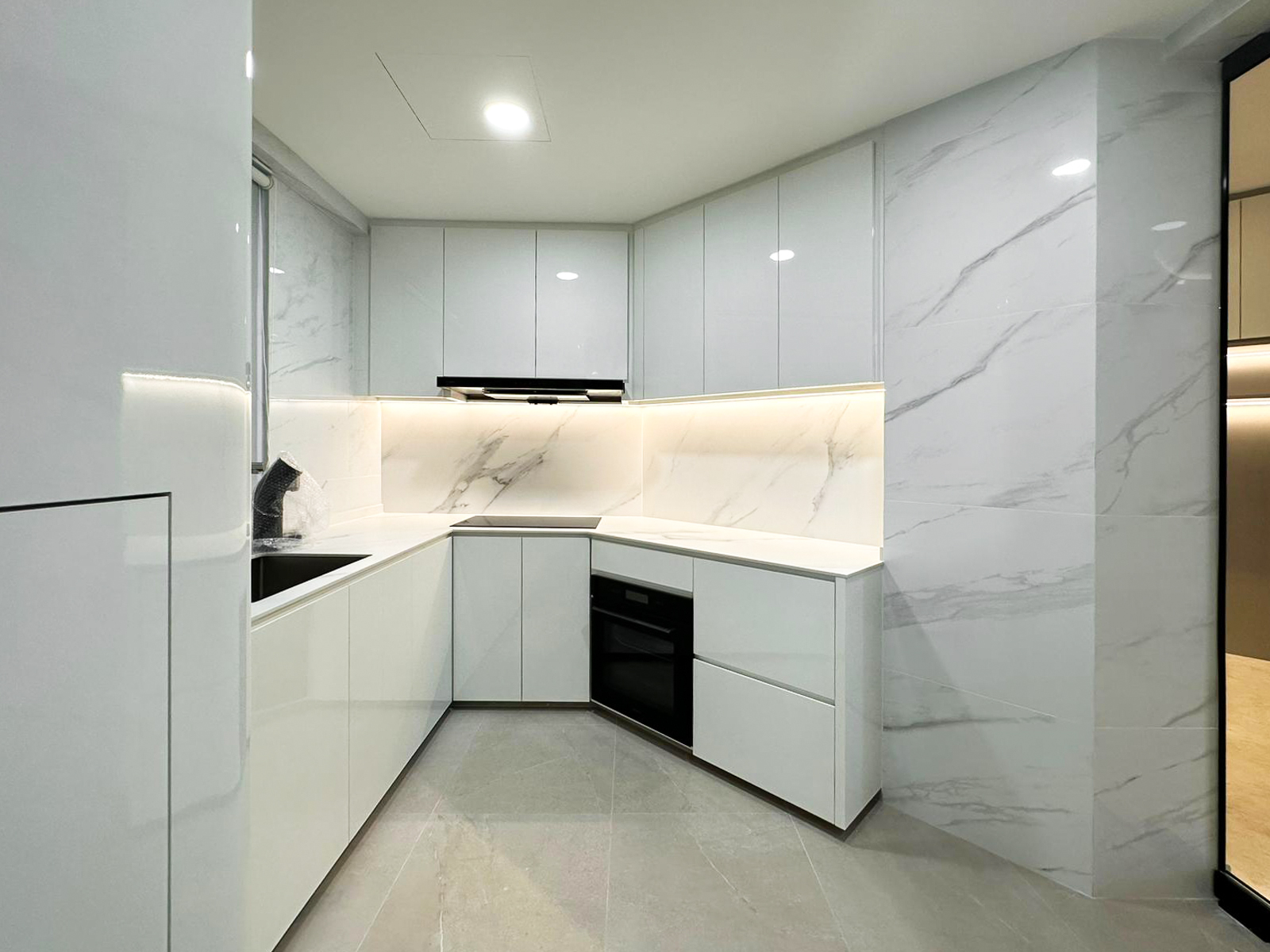 Scandinavian Design - Kitchen - Condominium - Design by Sky Creation