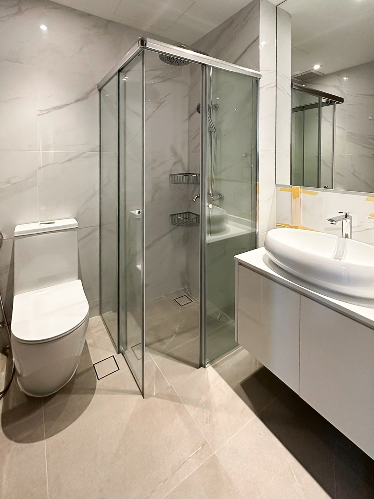 Scandinavian Design - Bathroom - Condominium - Design by Sky Creation