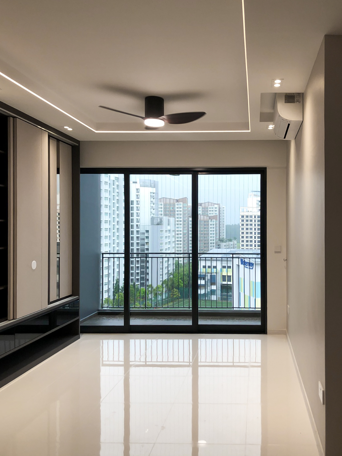 Modern Design - Living Room - Condominium - Design by Sky Creation