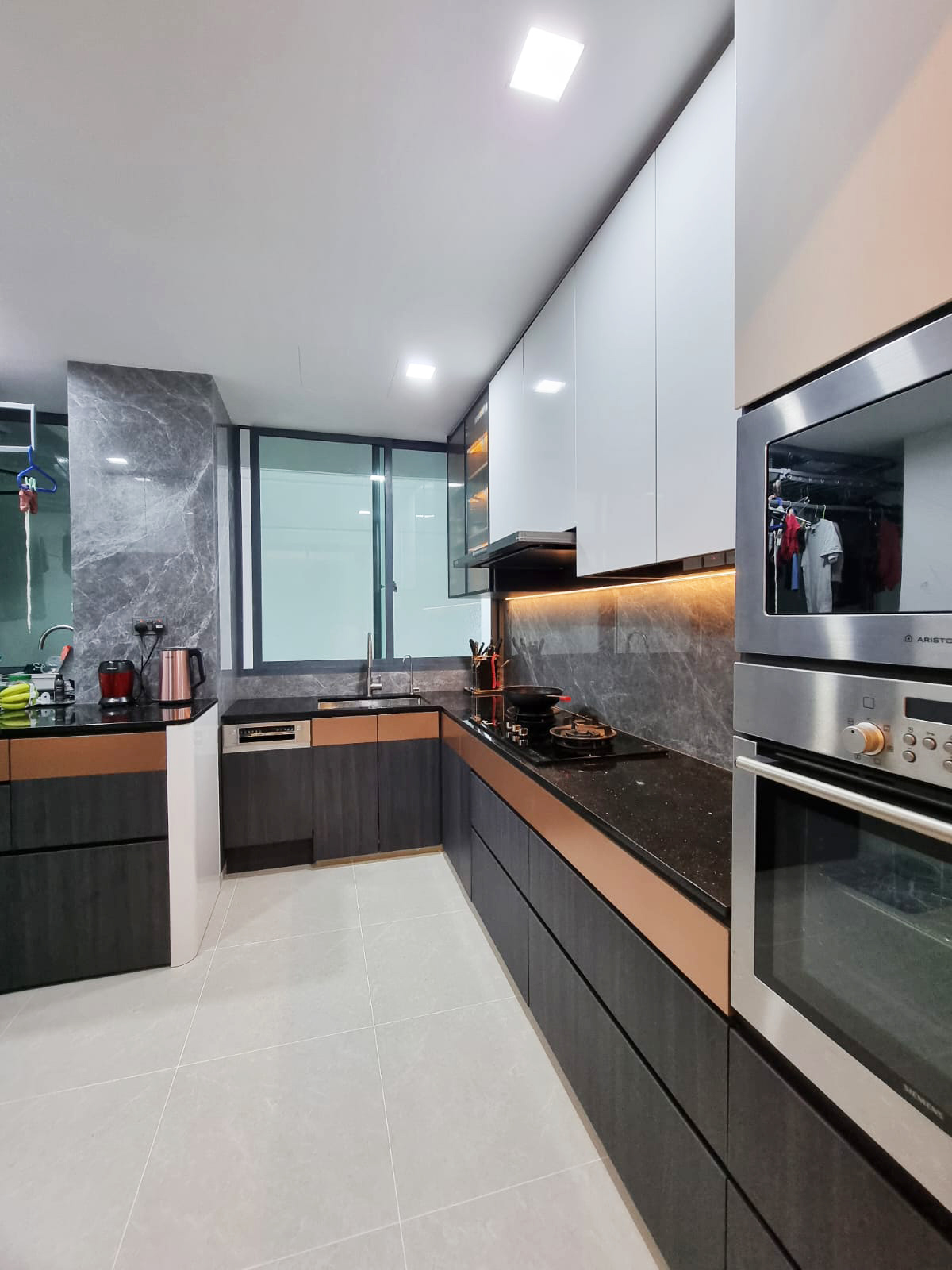 Scandinavian Design - Kitchen - Condominium - Design by Sky Creation