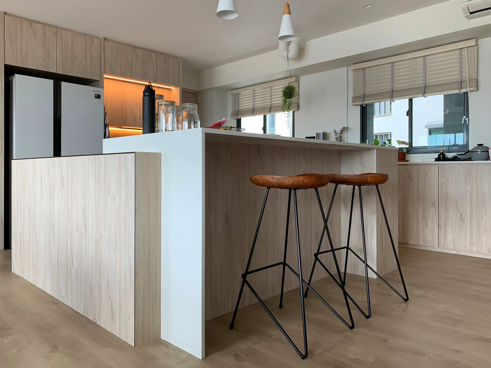 Scandinavian Design - Kitchen - Condominium - Design by Sky Creation