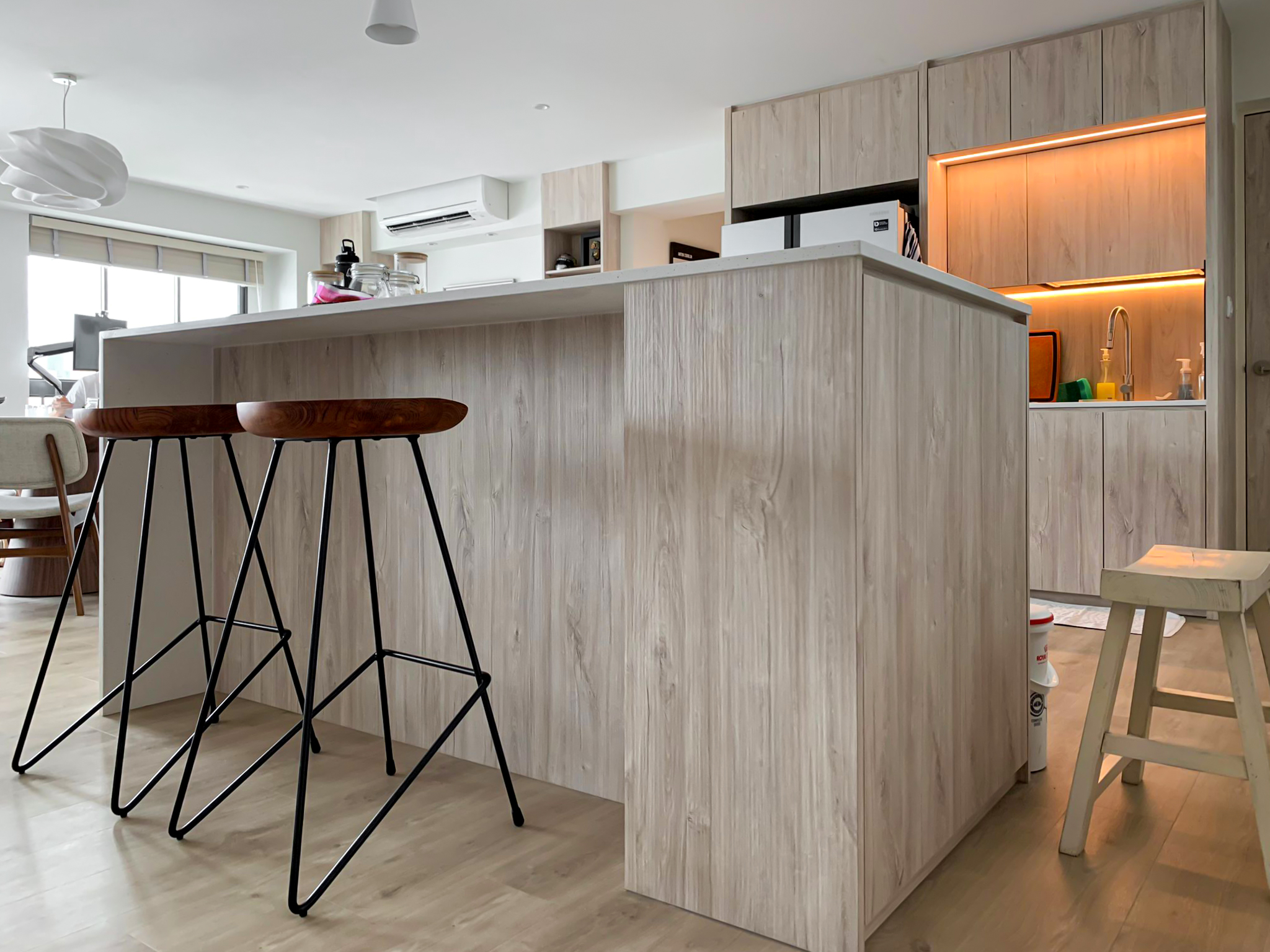 Scandinavian Design - Kitchen - Condominium - Design by Sky Creation