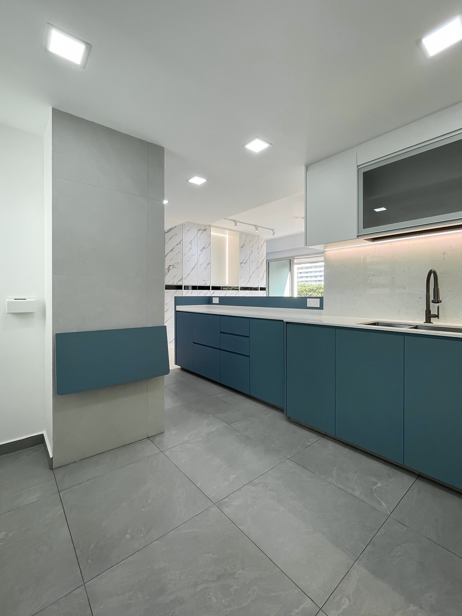 Scandinavian Design - Kitchen - Condominium - Design by Sky Creation