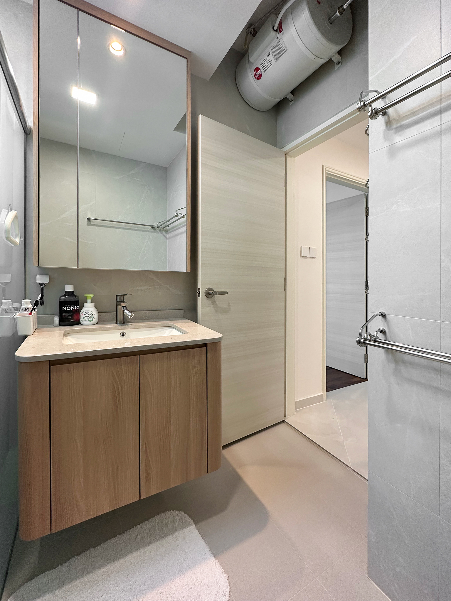 Scandinavian Design - Bathroom - Condominium - Design by Sky Creation