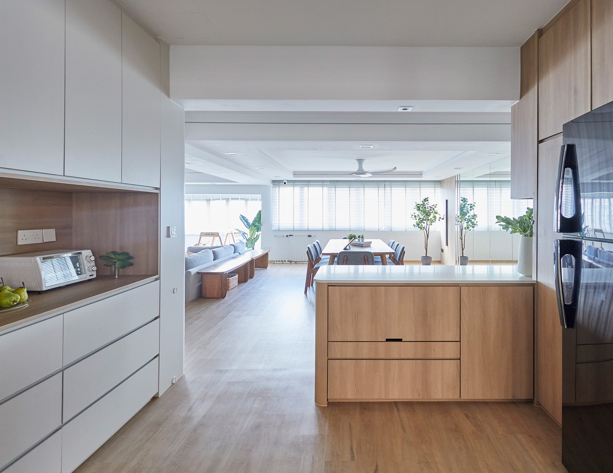 Scandinavian Design - Kitchen - Condominium - Design by Sky Creation
