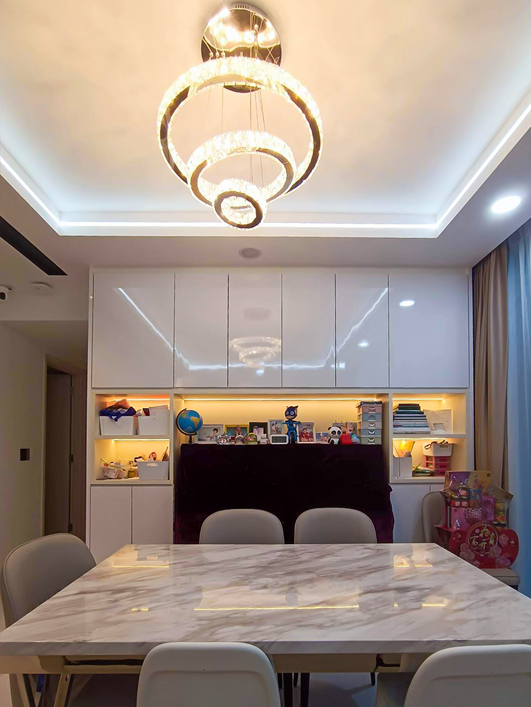 Modern, Scandinavian Design - Dining Room - Condominium - Design by Sky Creation