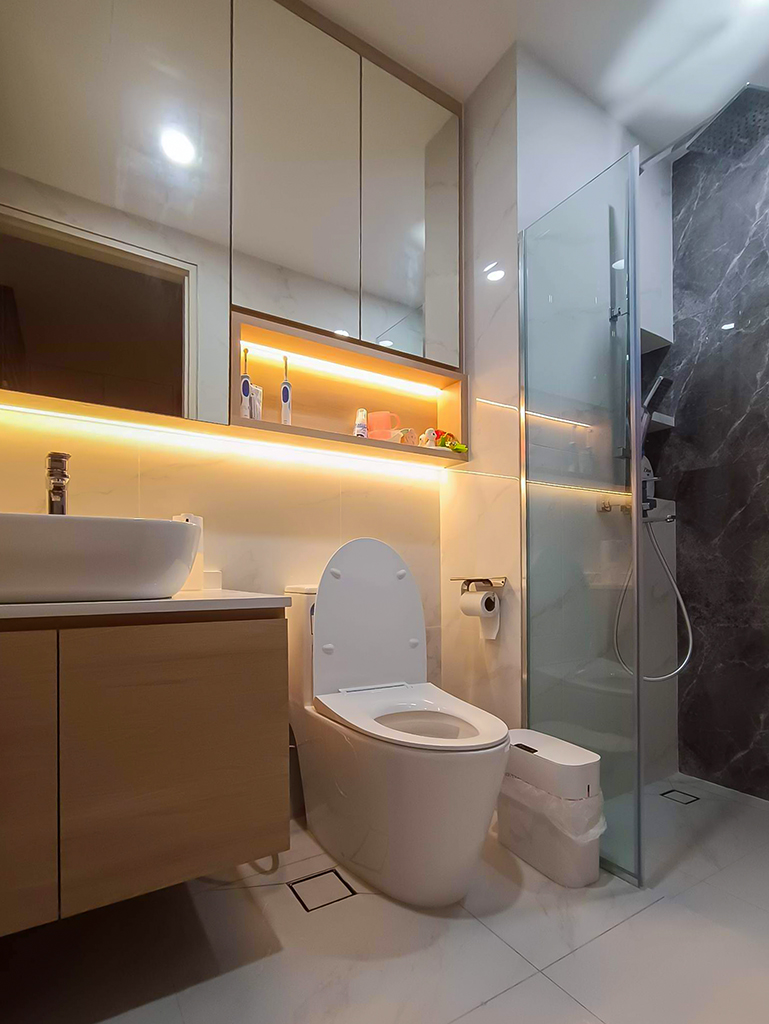 Modern, Scandinavian Design - Bathroom - Condominium - Design by Sky Creation