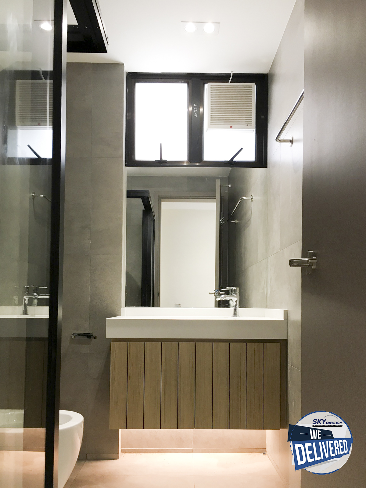 Minimalist, Modern Design - Bathroom - Condominium - Design by Sky Creation