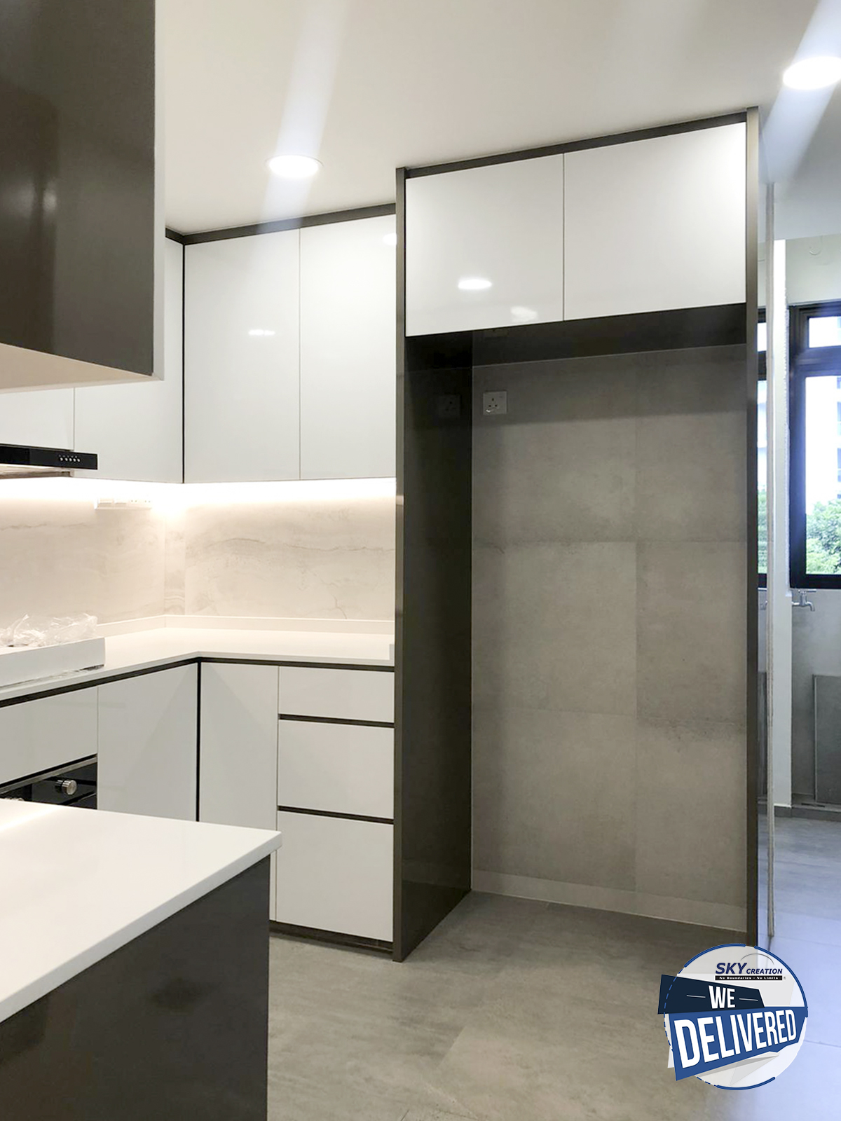 Minimalist, Modern Design - Kitchen - Condominium - Design by Sky Creation