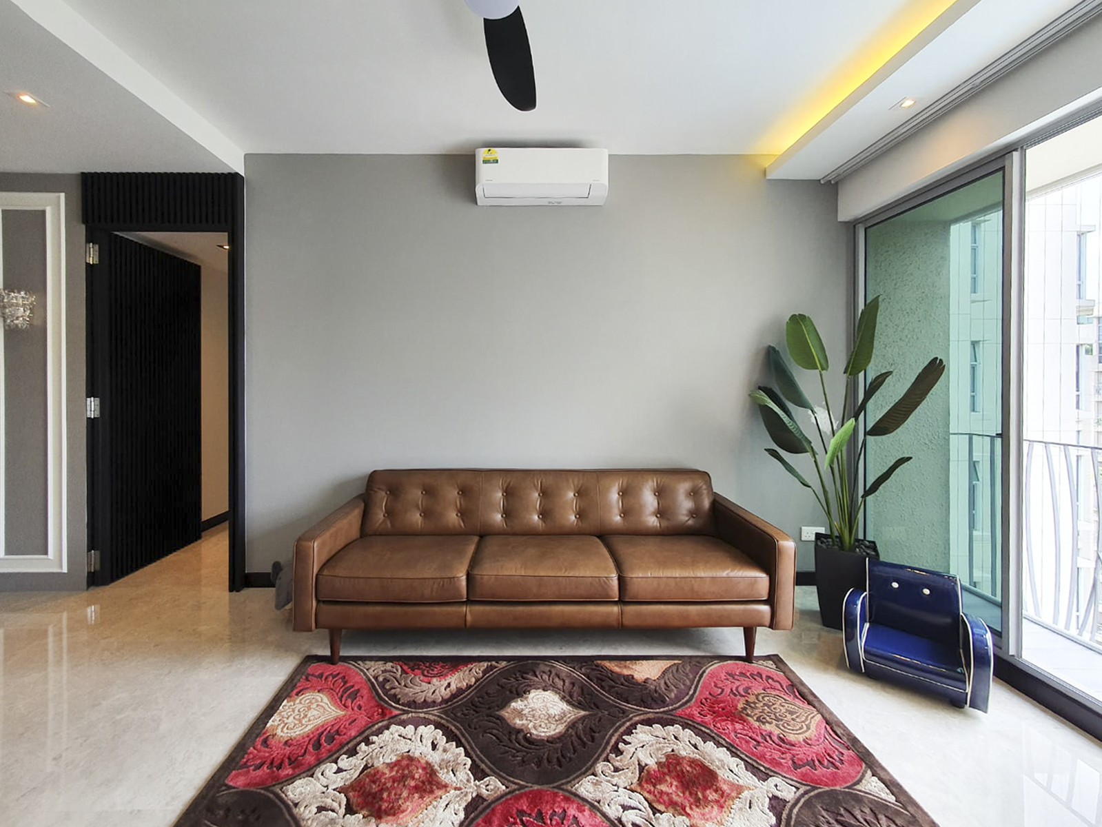 Contemporary Design - Living Room - Condominium - Design by Sky Creation
