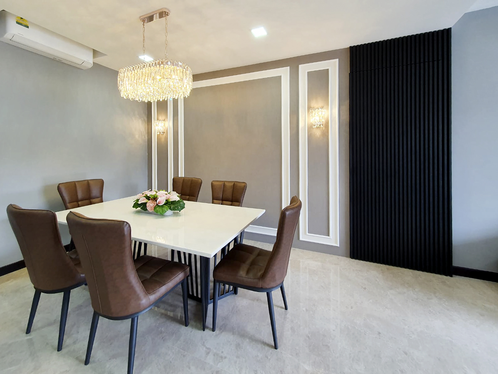 Contemporary Design - Dining Room - Condominium - Design by Sky Creation