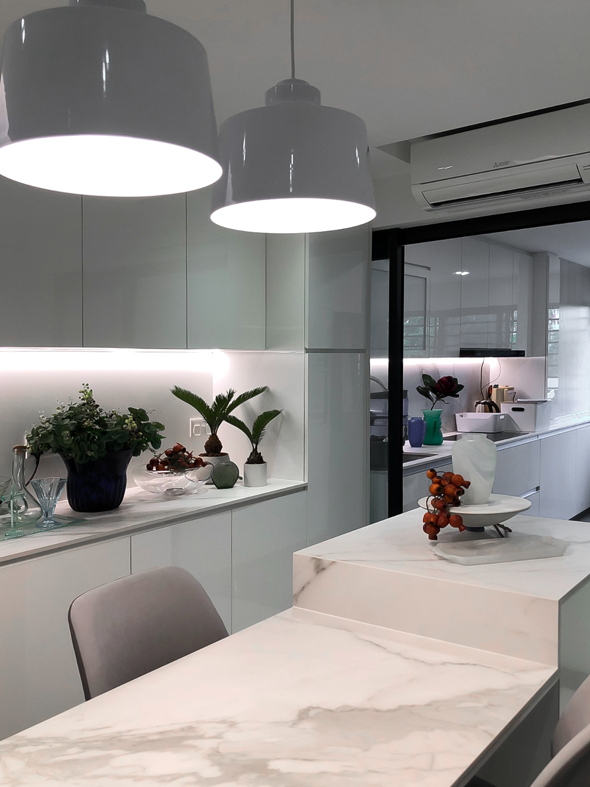 Scandinavian Design - Dining Room - HDB 3 Room - Design by Sky Creation