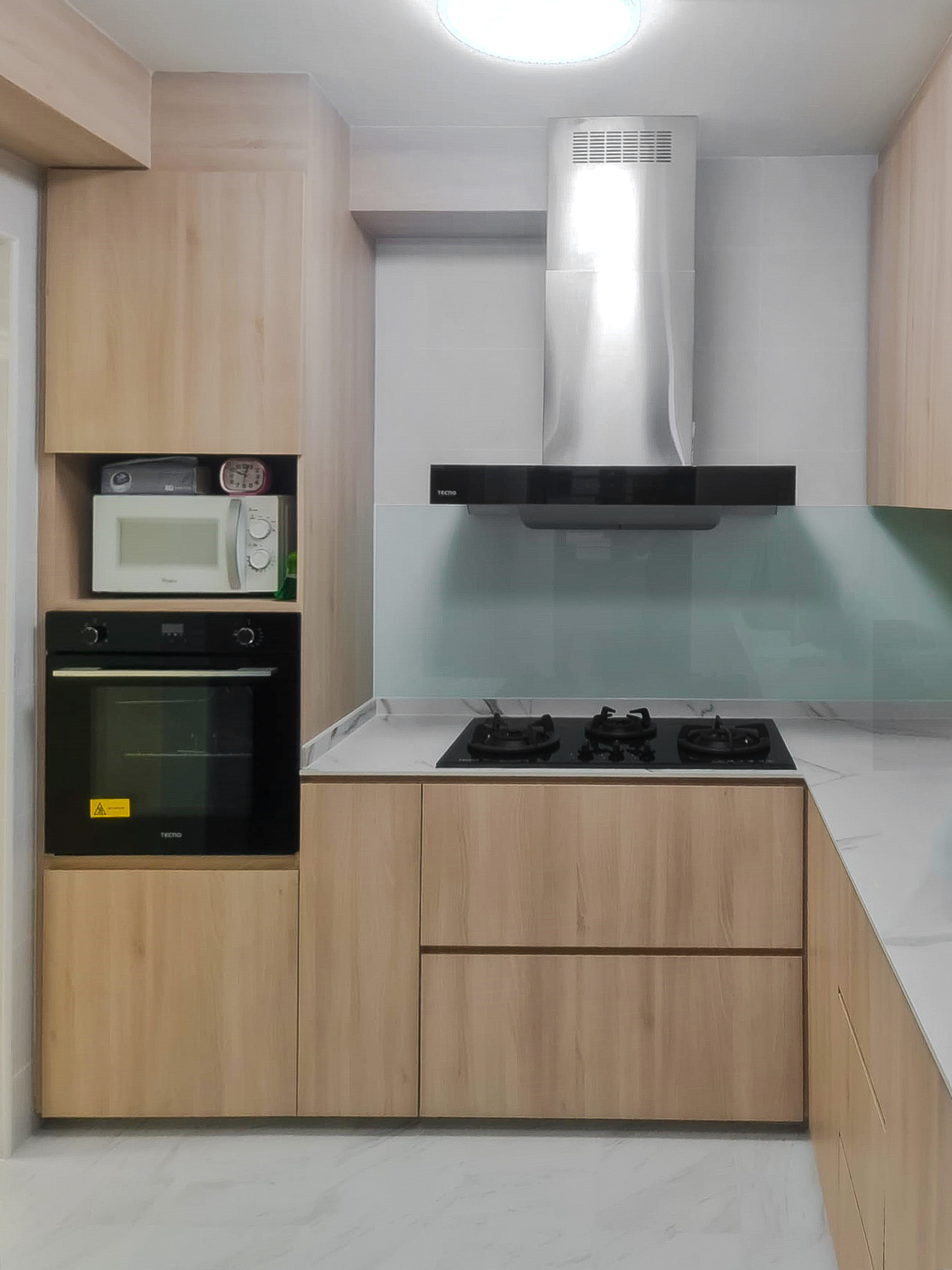 Modern, Scandinavian Design - Kitchen - HDB 3 Room - Design by Sky Creation