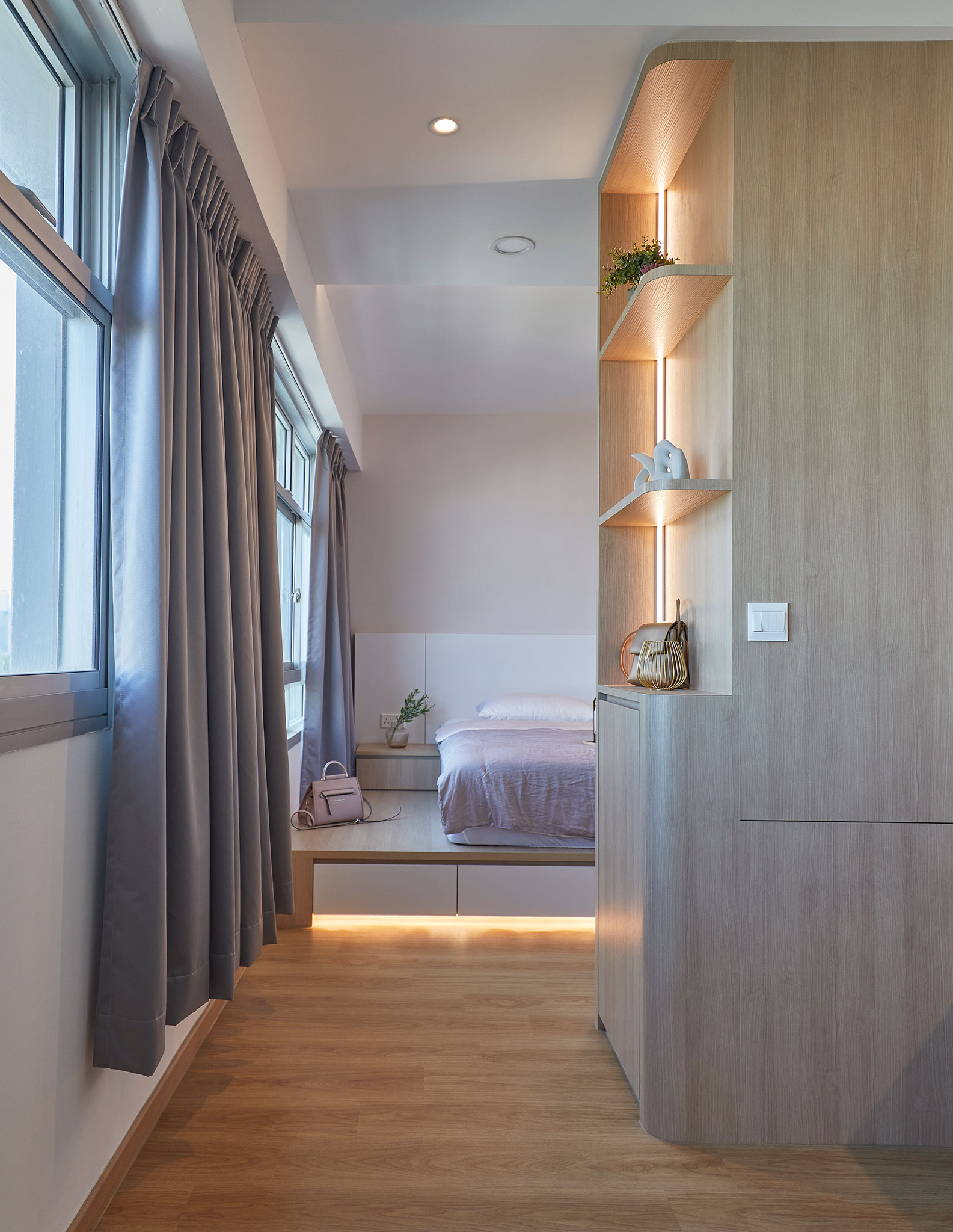 Scandinavian Design - Bedroom - HDB 3 Room - Design by Sky Creation
