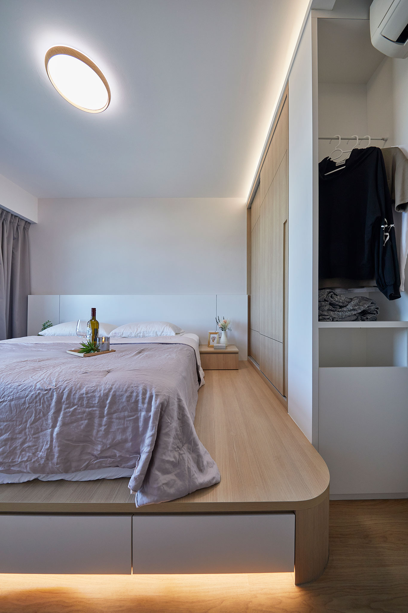 Scandinavian Design - Bedroom - HDB 3 Room - Design by Sky Creation