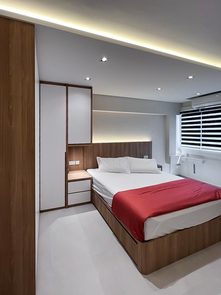 Modern, Scandinavian Design - Bedroom - HDB 3 Room - Design by Sky Creation