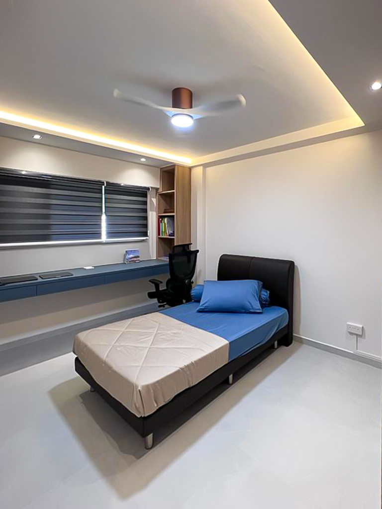 Modern, Scandinavian Design - Bedroom - HDB 3 Room - Design by Sky Creation