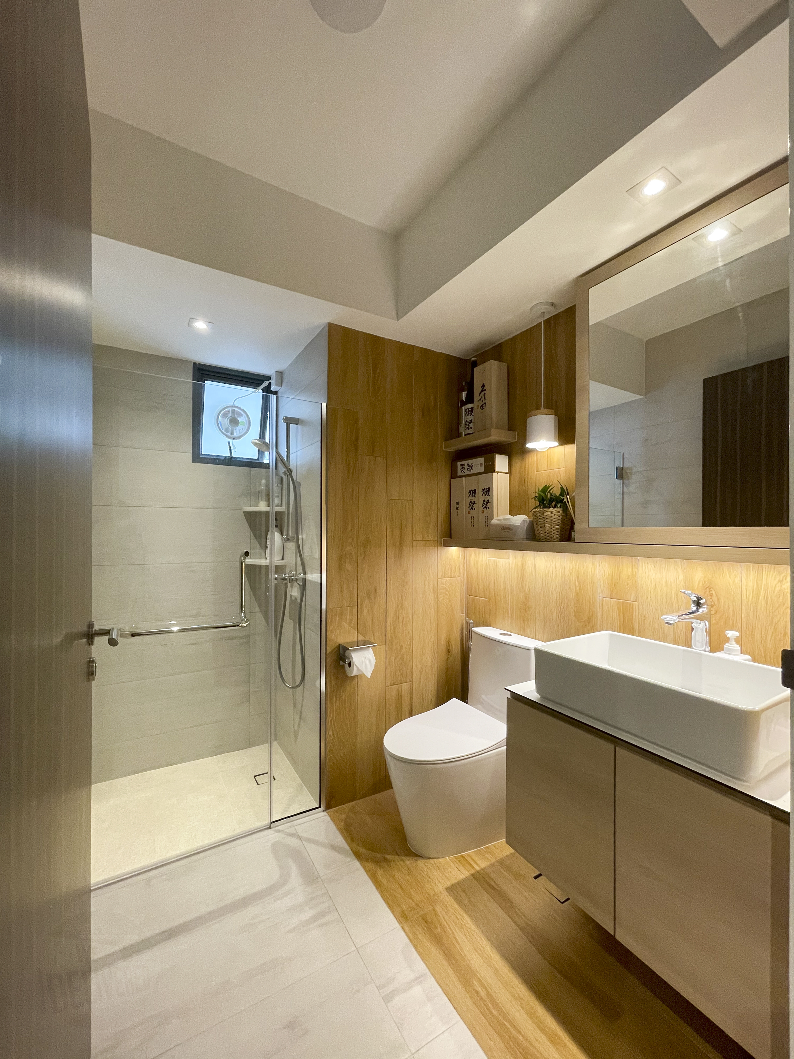 Scandinavian Design - Bathroom - HDB 4 Room - Design by Sky Creation