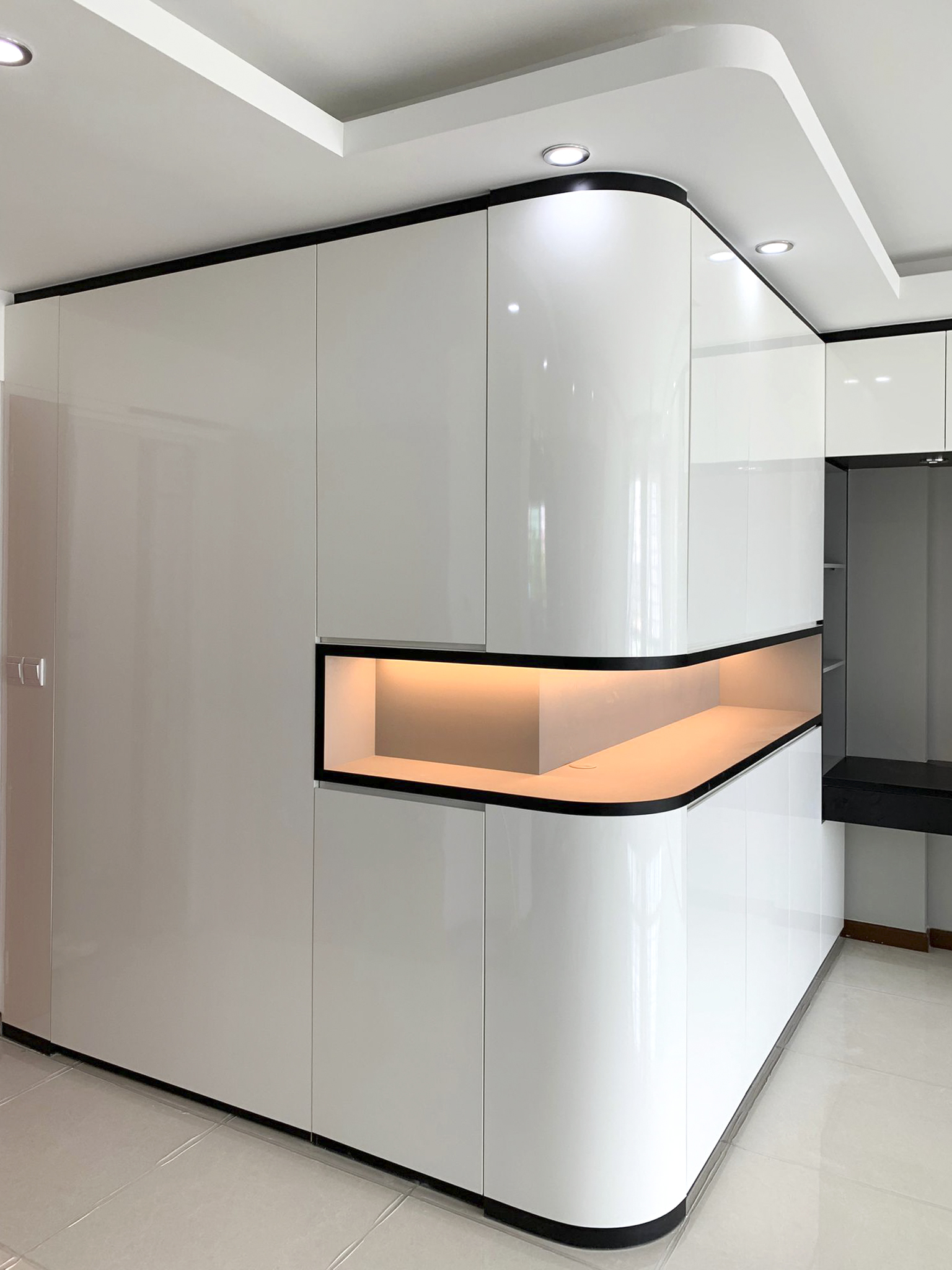 Modern Design - Living Room - HDB 4 Room - Design by Sky Creation