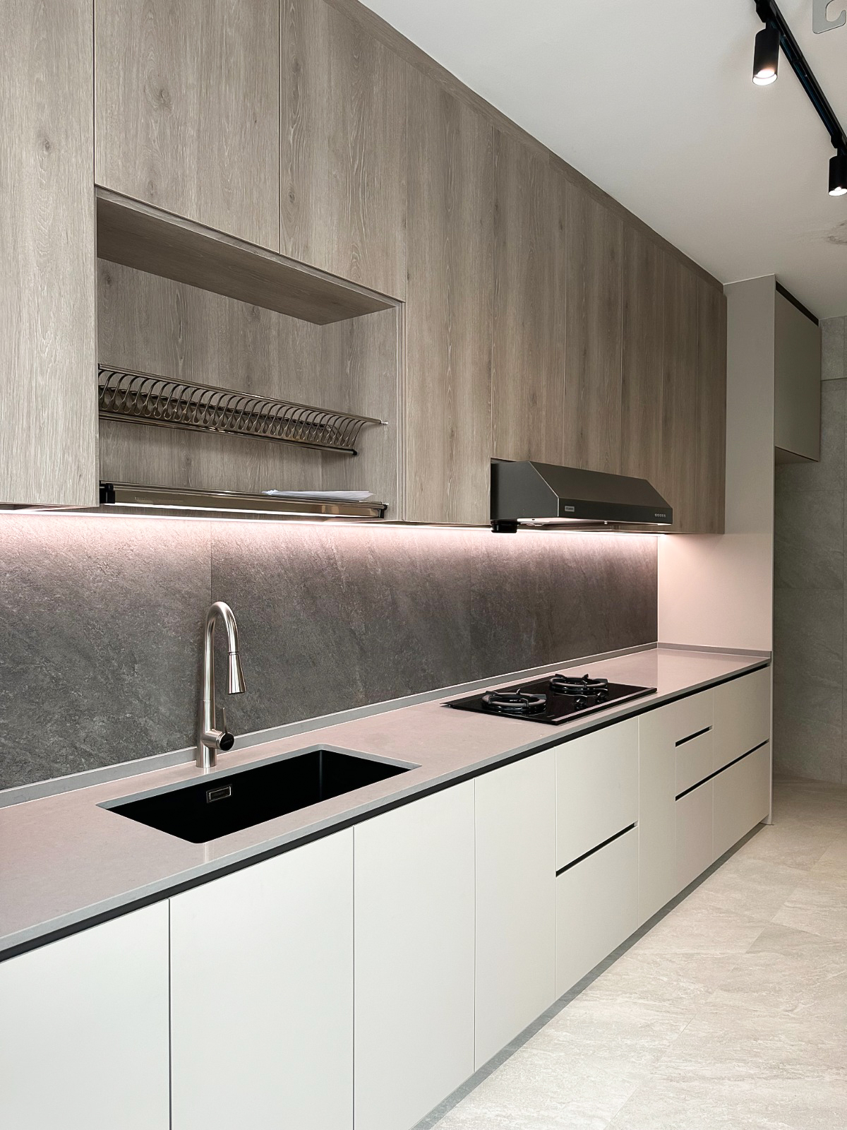 Modern, Scandinavian Design - Kitchen - HDB 4 Room - Design by Sky Creation