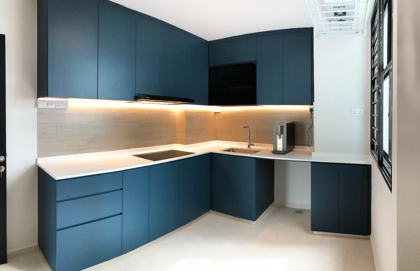 Modern Design - Kitchen - HDB 4 Room - Design by Sky Creation