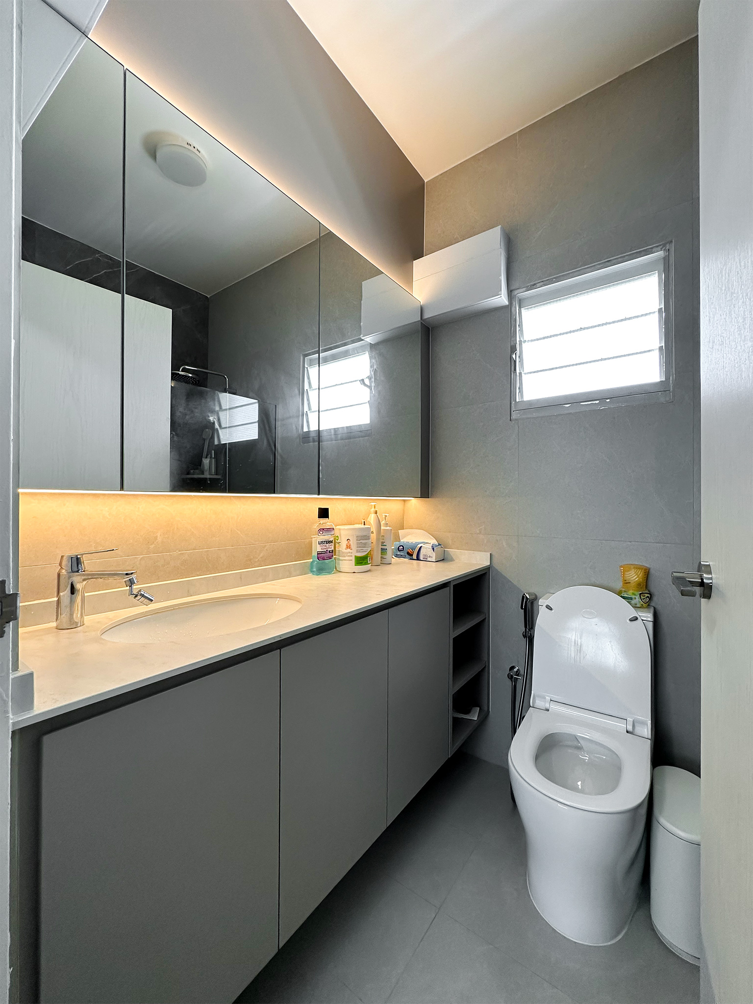 Scandinavian Design - Bathroom - HDB 5 Room - Design by Sky Creation