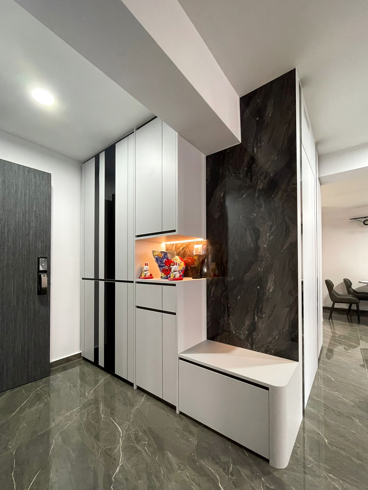 Scandinavian Design - Living Room - HDB Executive Apartment - Design by Sky Creation