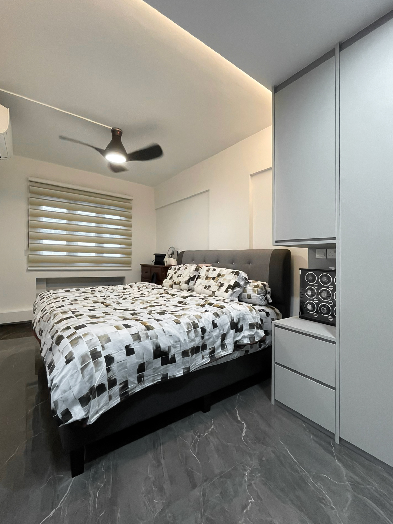 Scandinavian Design - Bedroom - HDB Executive Apartment - Design by Sky Creation