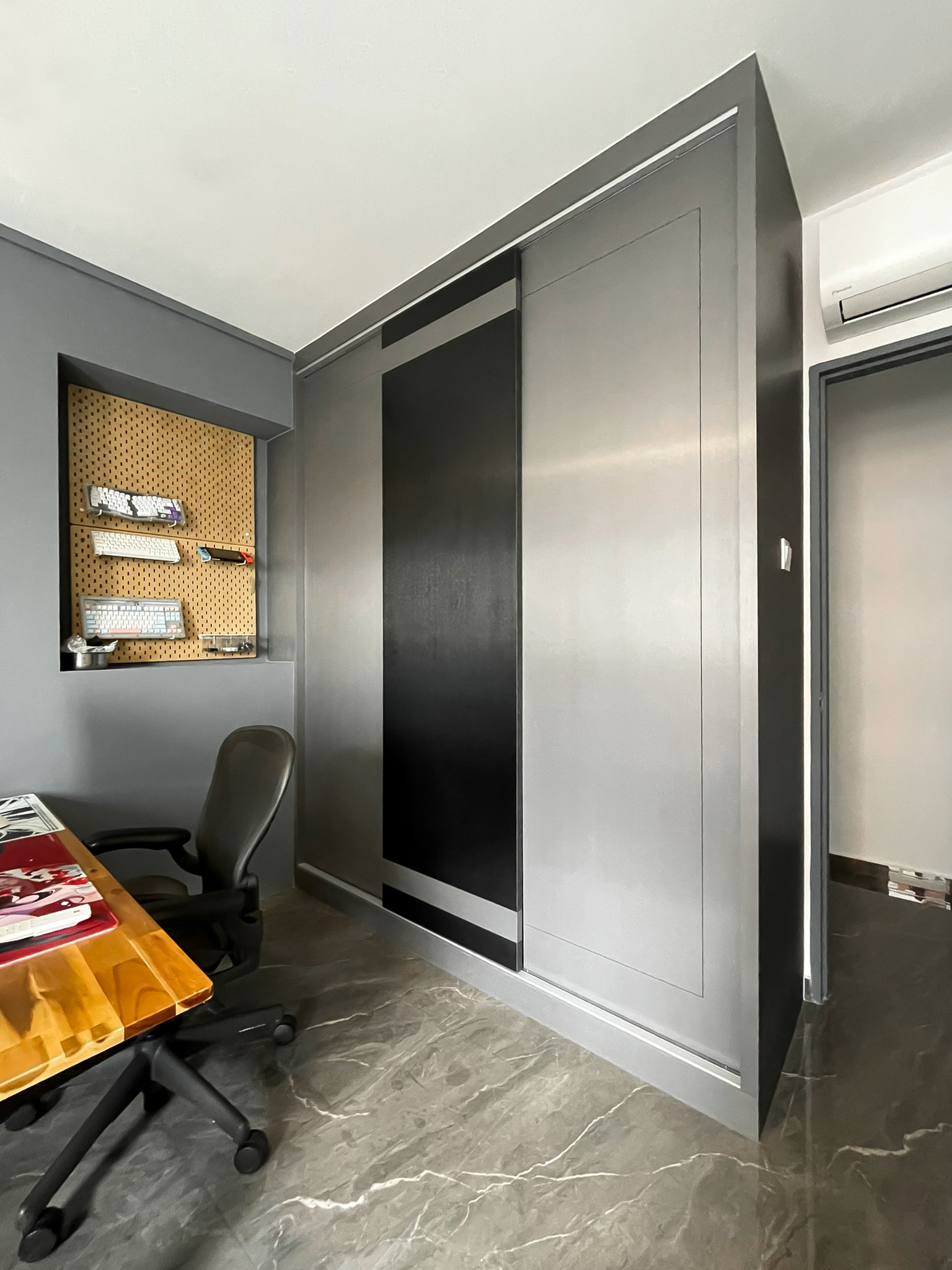 Scandinavian Design - Bedroom - HDB Executive Apartment - Design by Sky Creation