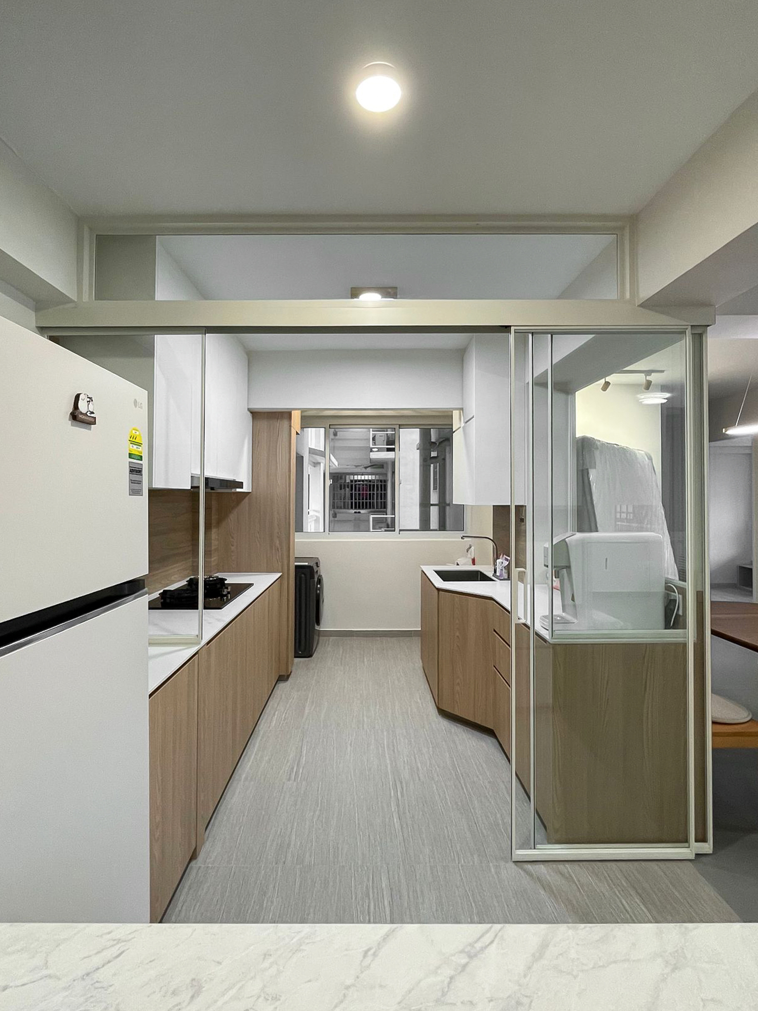 Scandinavian Design - Kitchen - HDB 5 Room - Design by Sky Creation