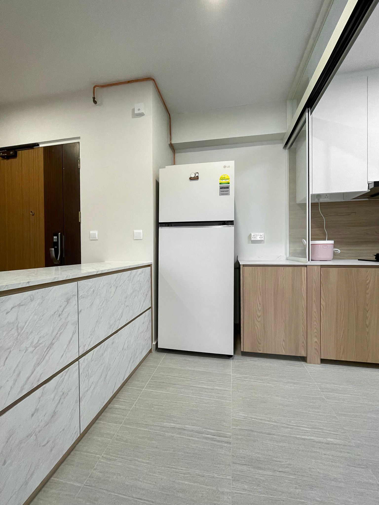 Scandinavian Design - Kitchen - HDB 5 Room - Design by Sky Creation