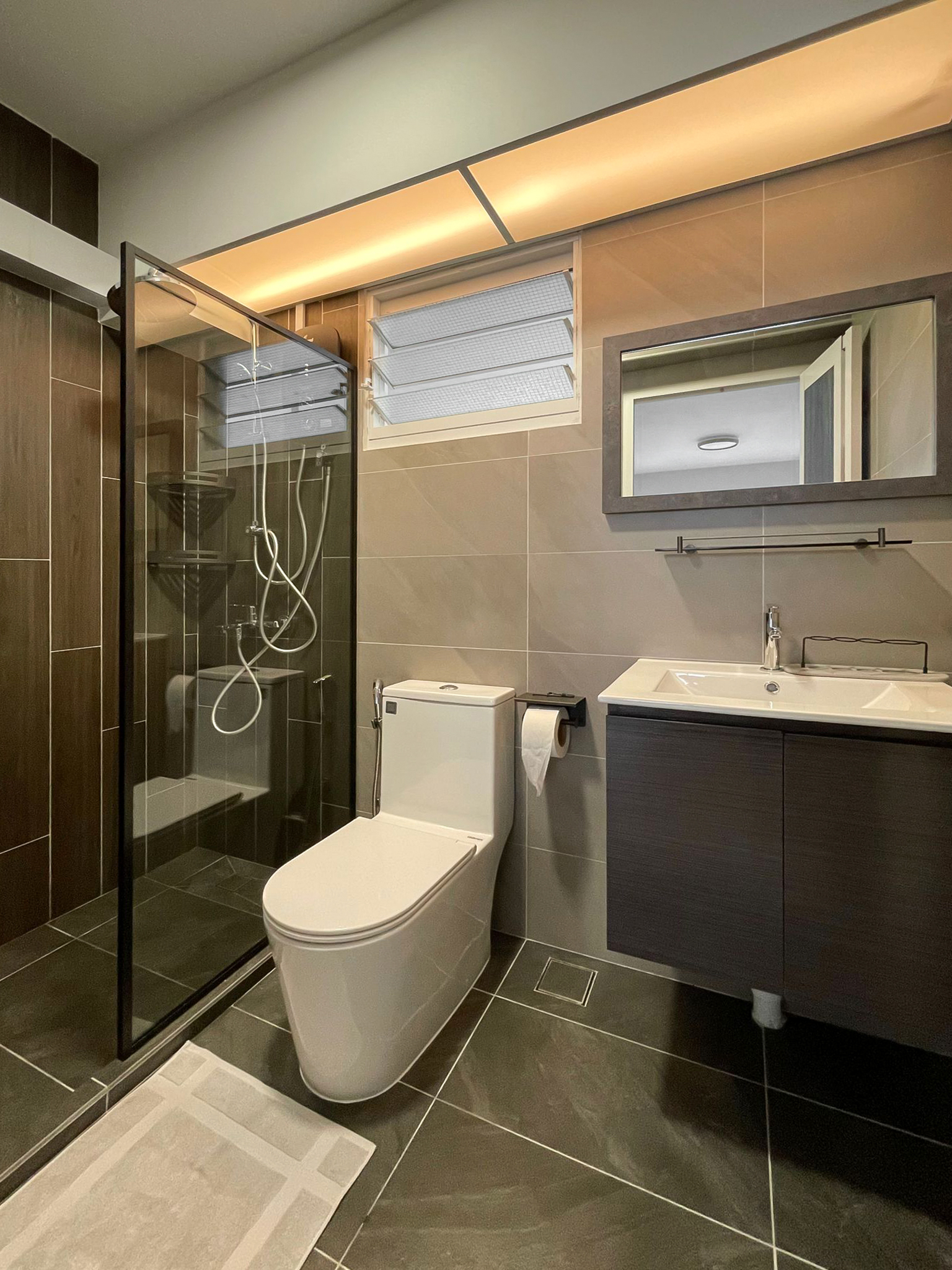 Scandinavian Design - Bathroom - HDB 5 Room - Design by Sky Creation