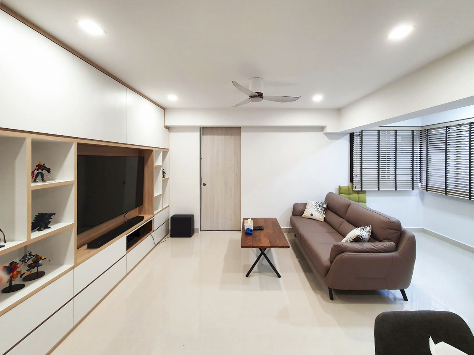 Minimalist Design - Living Room - HDB 5 Room - Design by Sky Creation