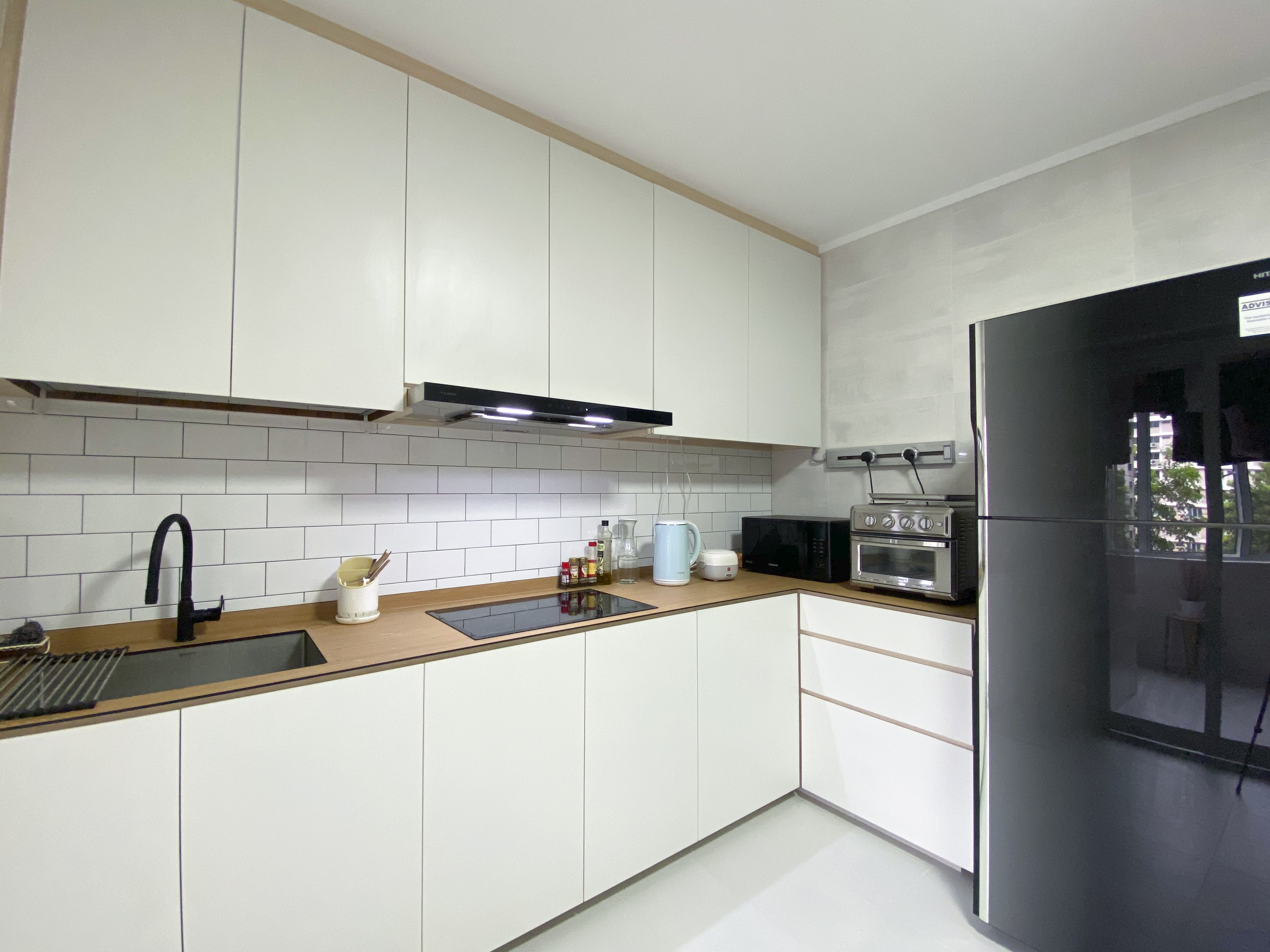 Scandinavian Design - Kitchen - HDB 5 Room - Design by Sky Creation