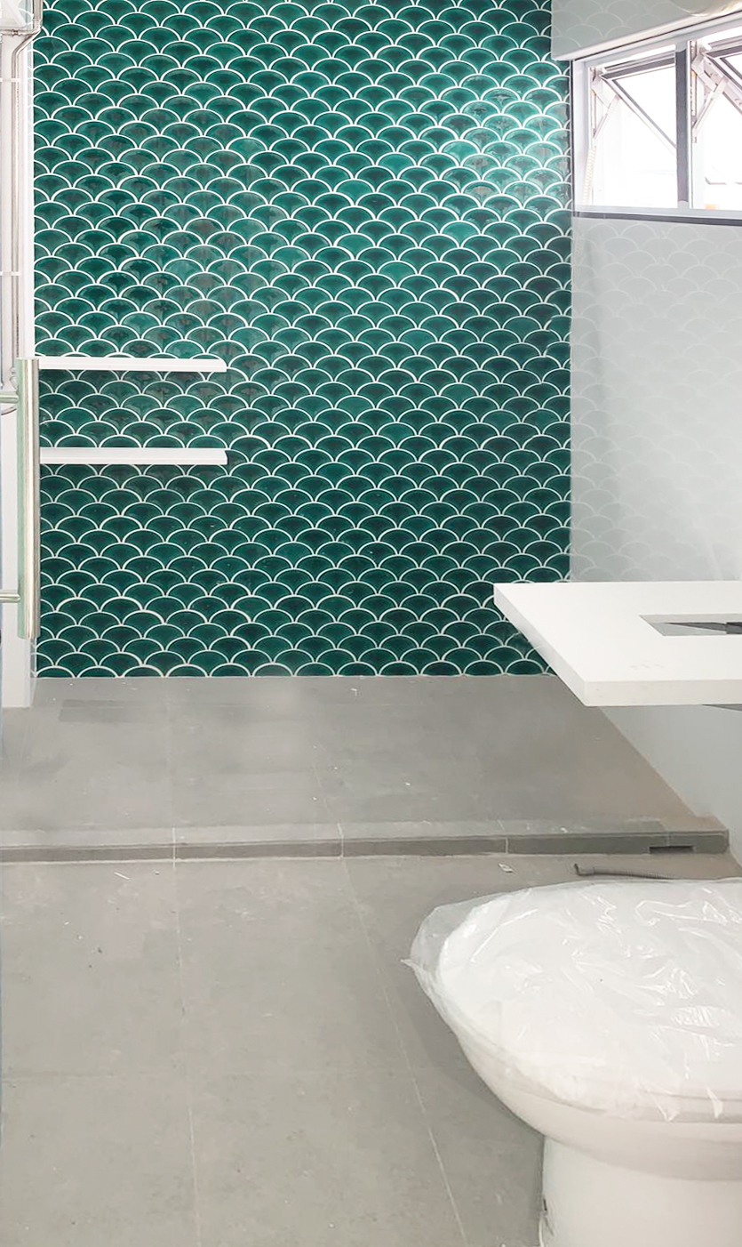 Mediterranean Design - Bathroom - HDB 5 Room - Design by Sky Creation