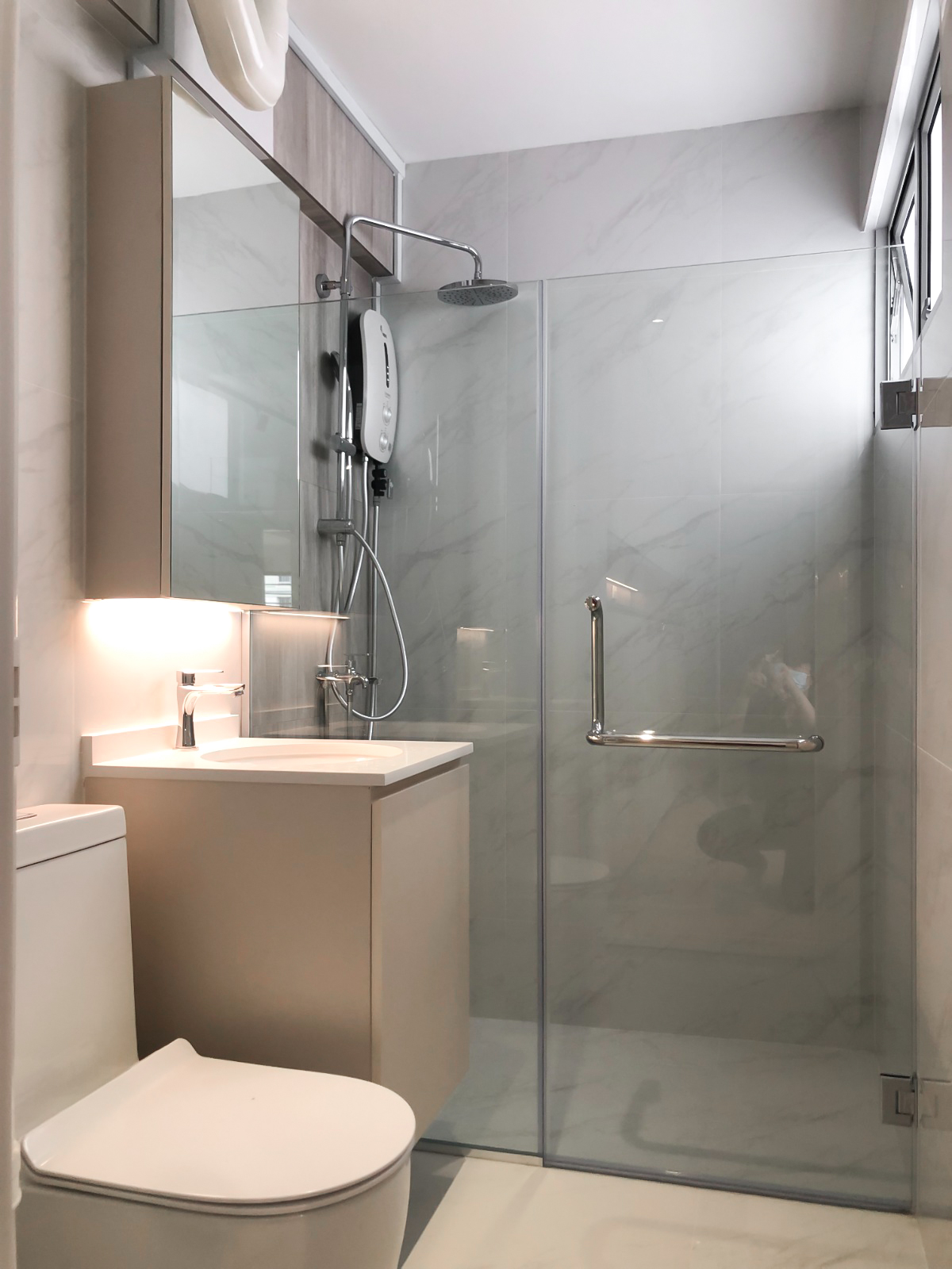 Modern, Scandinavian Design - Bathroom - HDB 5 Room - Design by Sky Creation