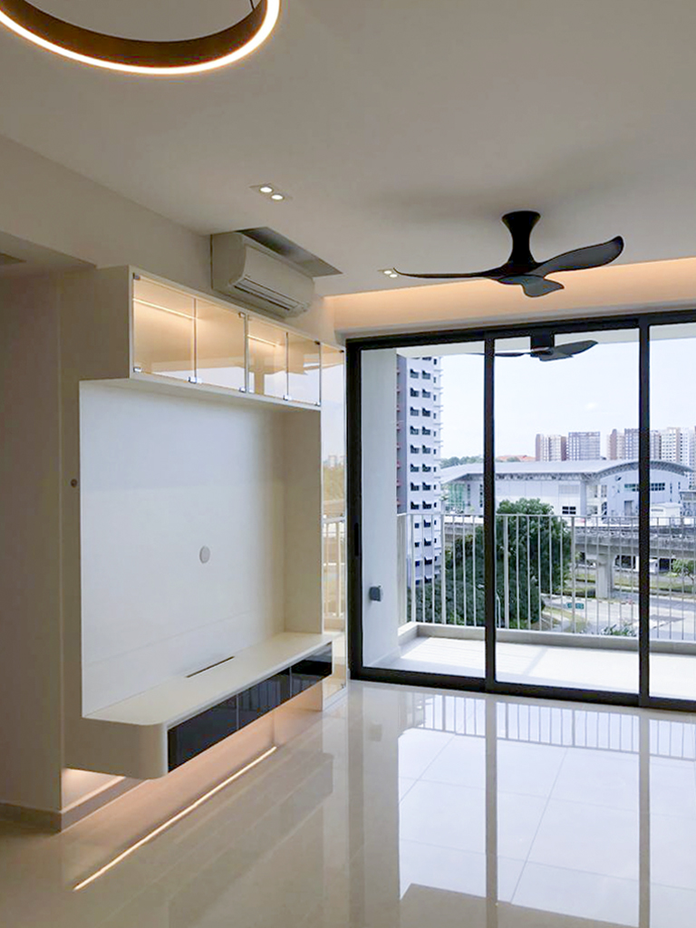 Modern Design - Living Room - Condominium - Design by Sky Creation