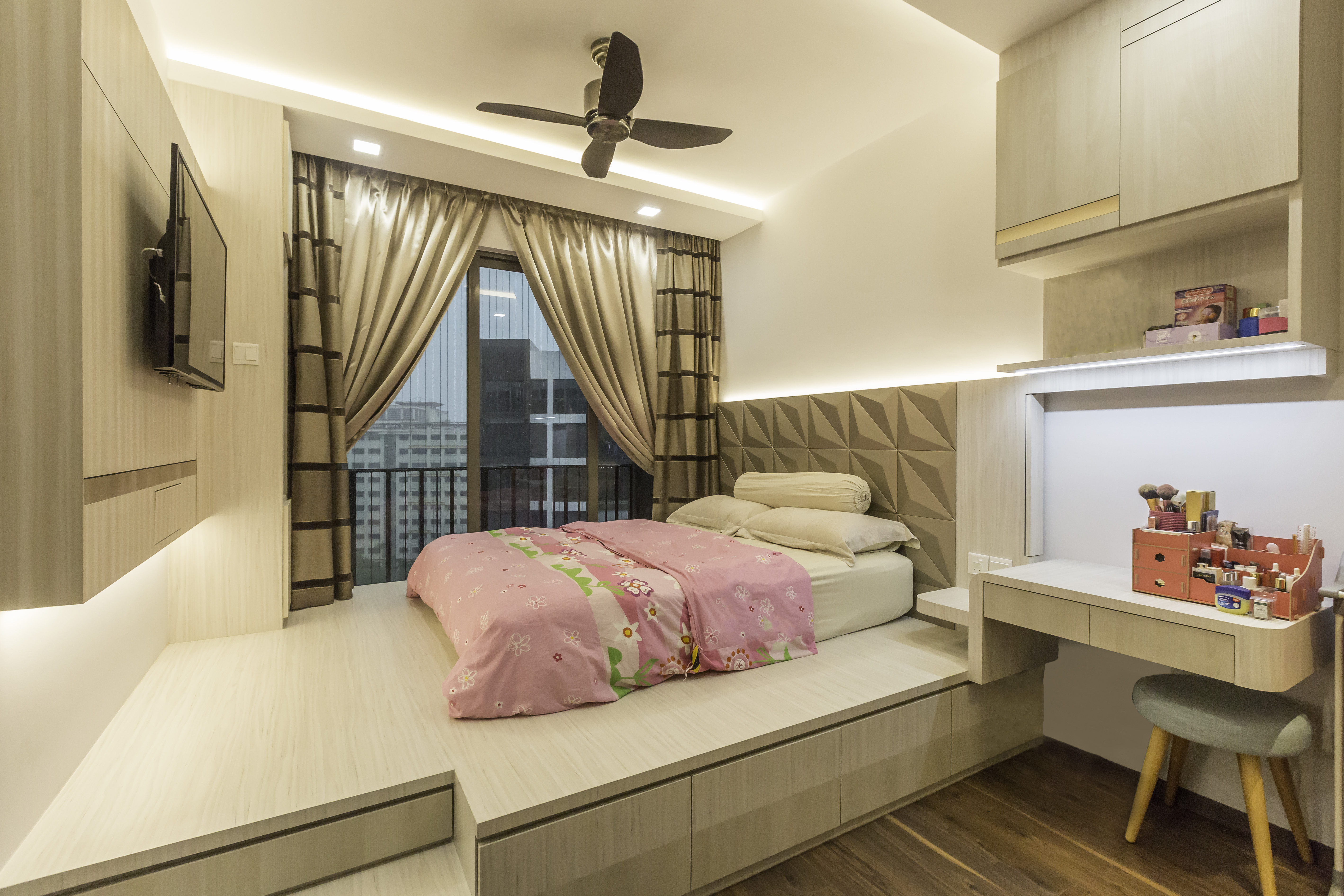 Contemporary, Modern Design - Bedroom - Condominium - Design by Sky Creation