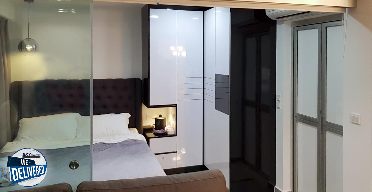 Modern Design - Bedroom - HDB Studio Apartment - Design by Sky Creation