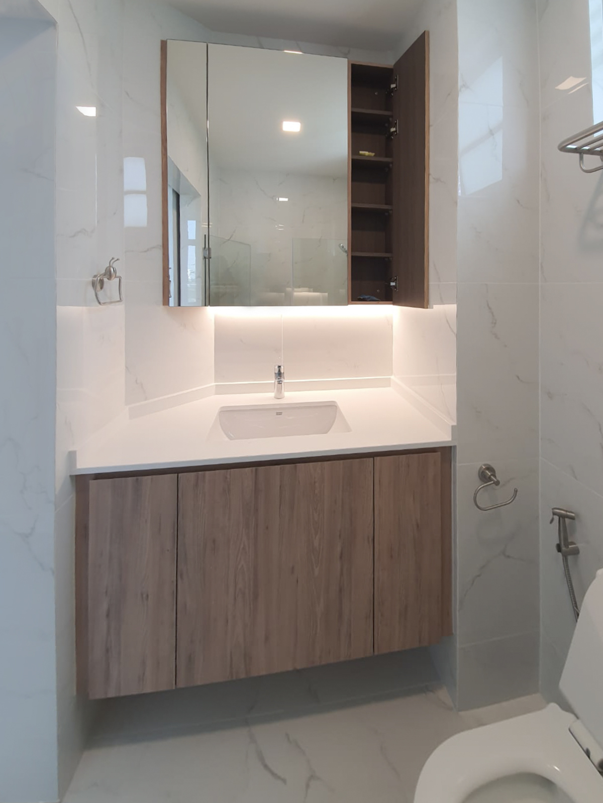 Minimalist Design - Bathroom - Condominium - Design by Sky Creation