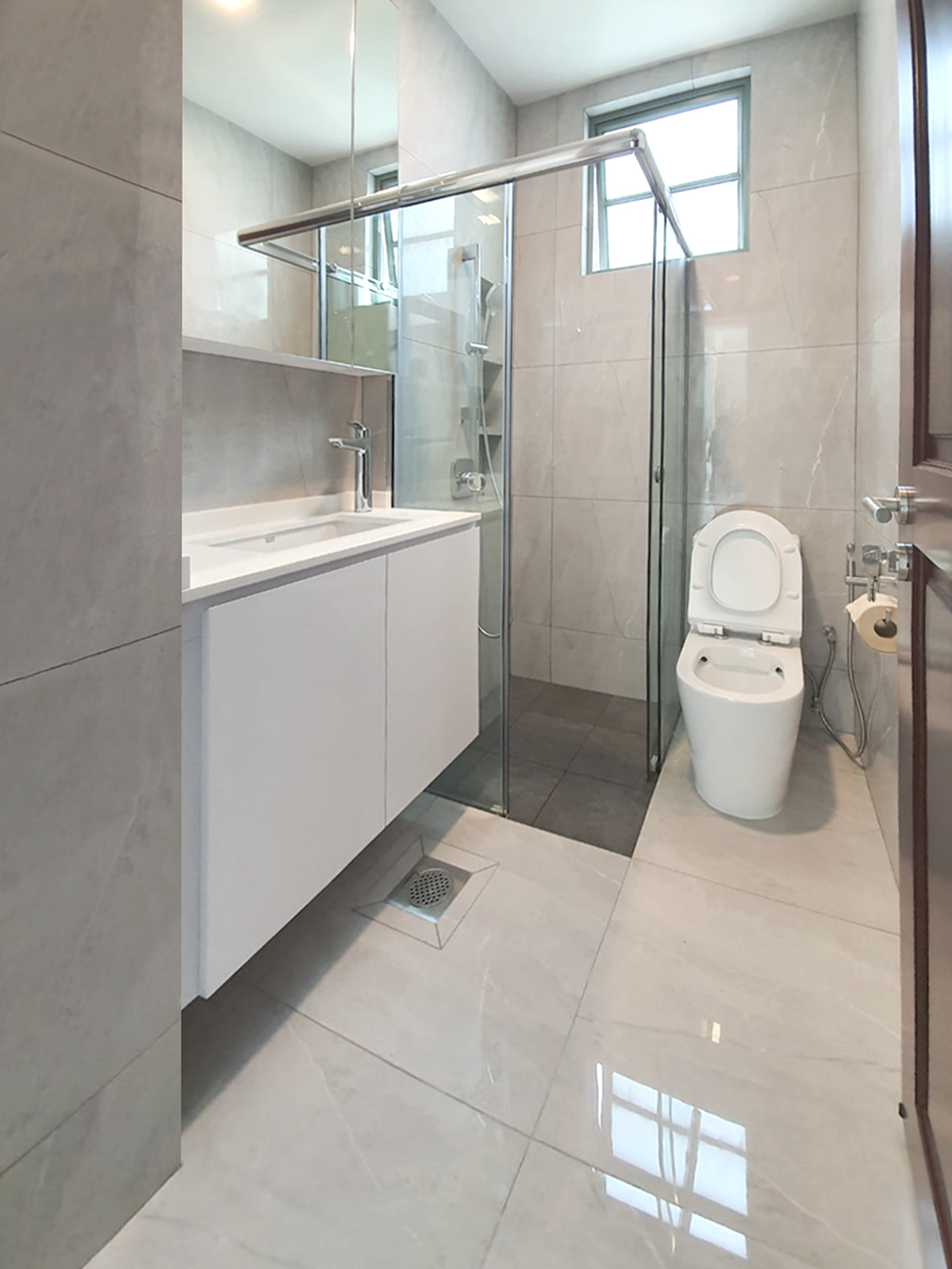 Minimalist Design - Bathroom - Condominium - Design by Sky Creation