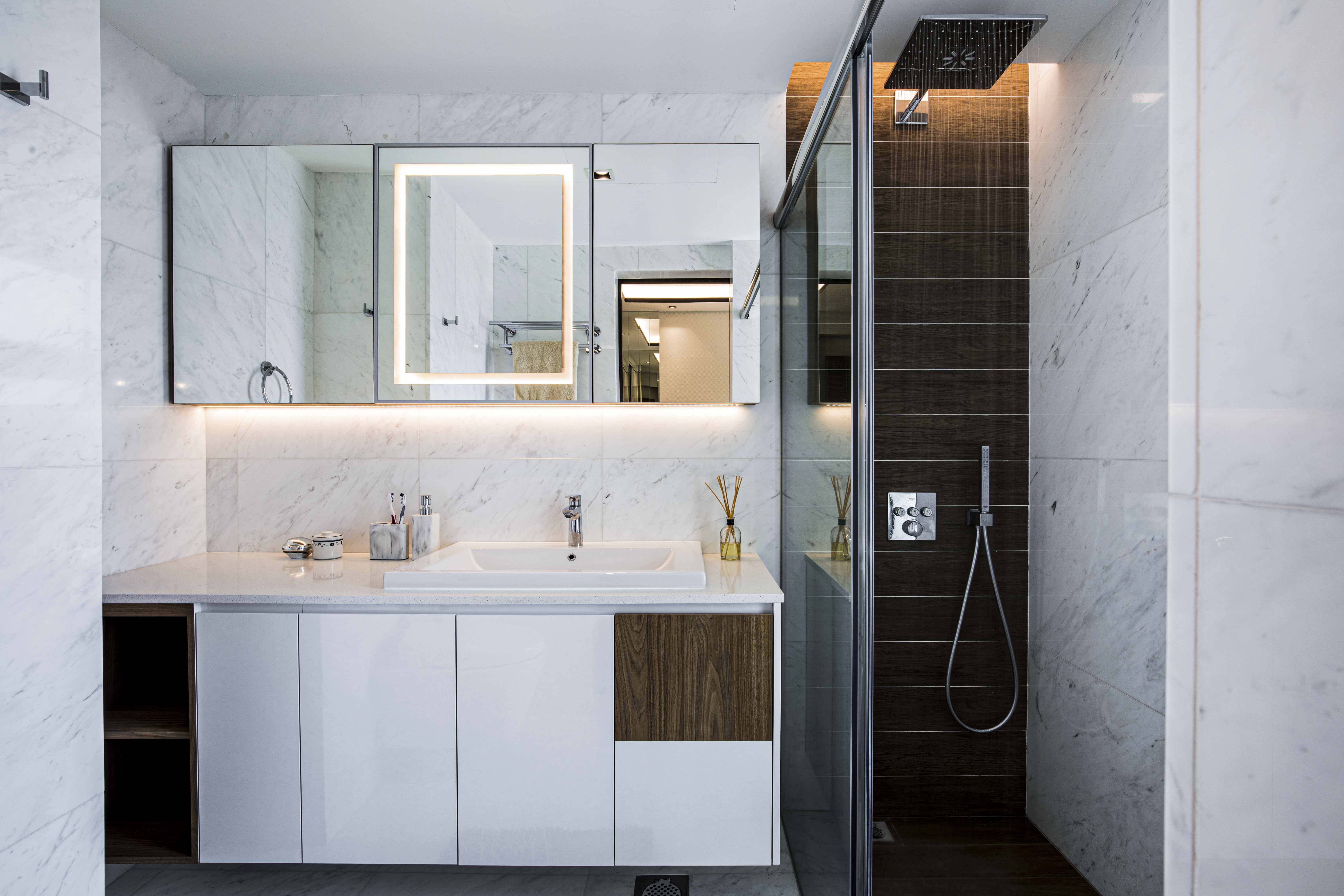 Contemporary Design - Bathroom - Condominium - Design by Sky Creation