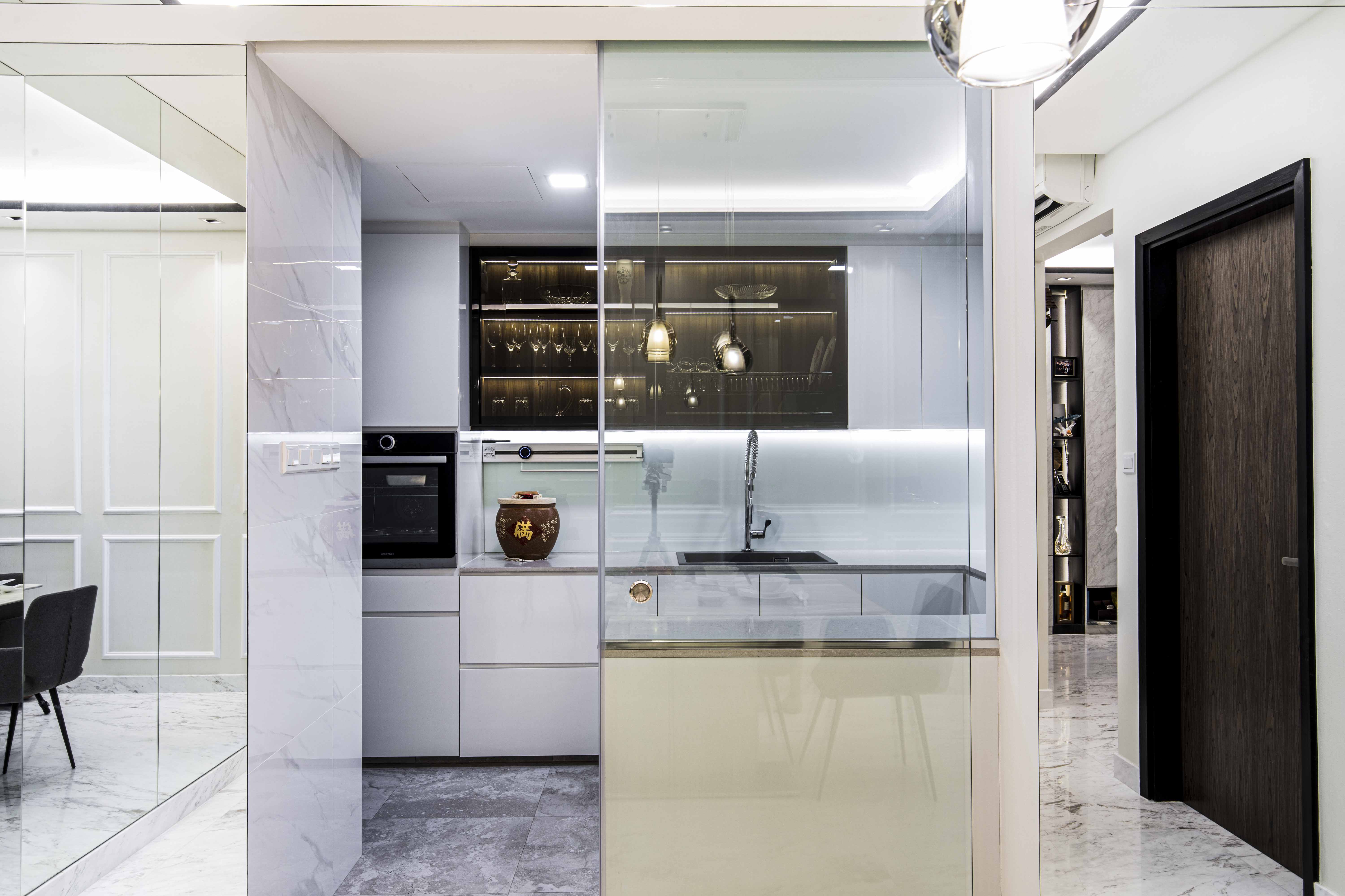 Contemporary Design - Kitchen - Condominium - Design by Sky Creation