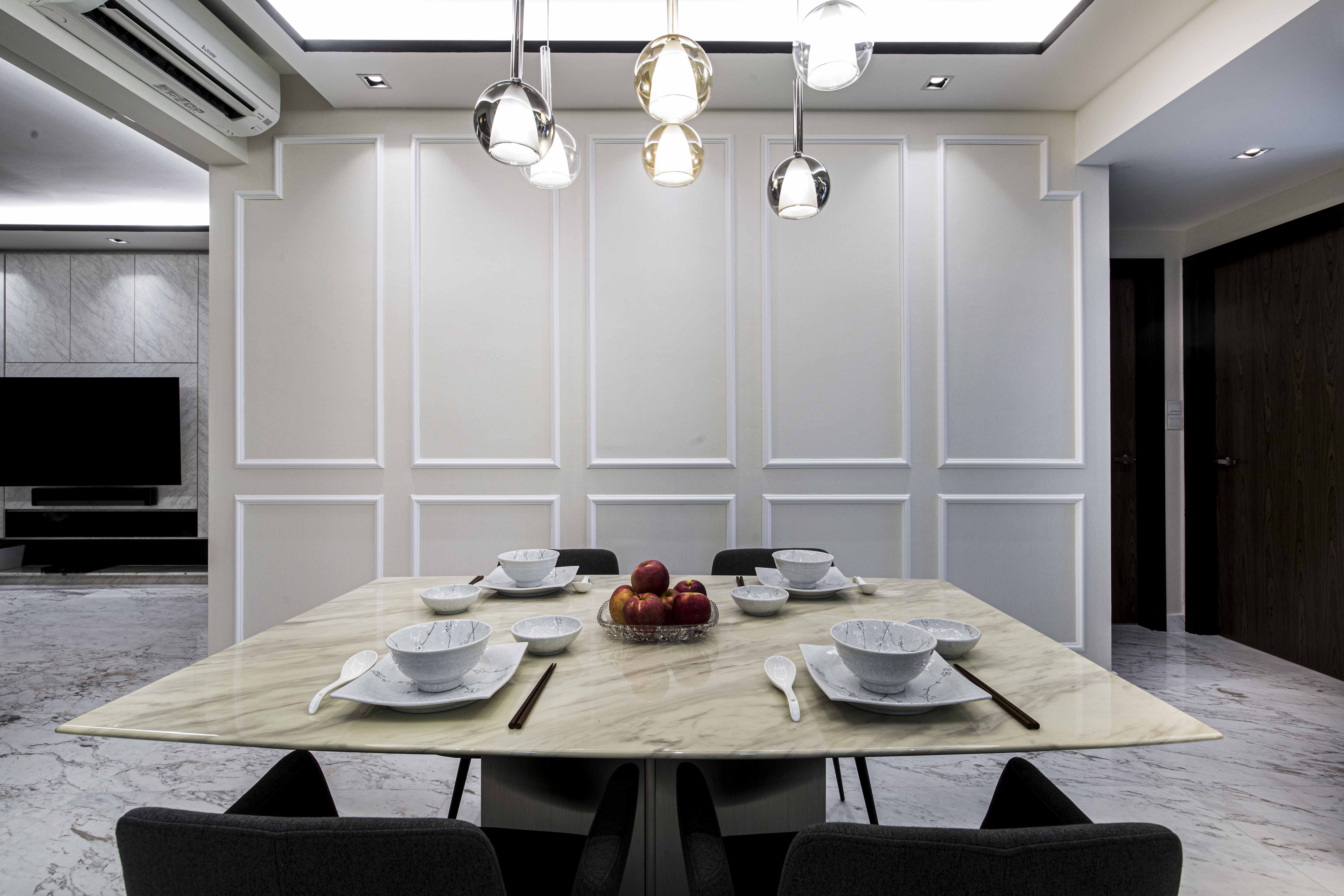 Contemporary Design - Dining Room - Condominium - Design by Sky Creation