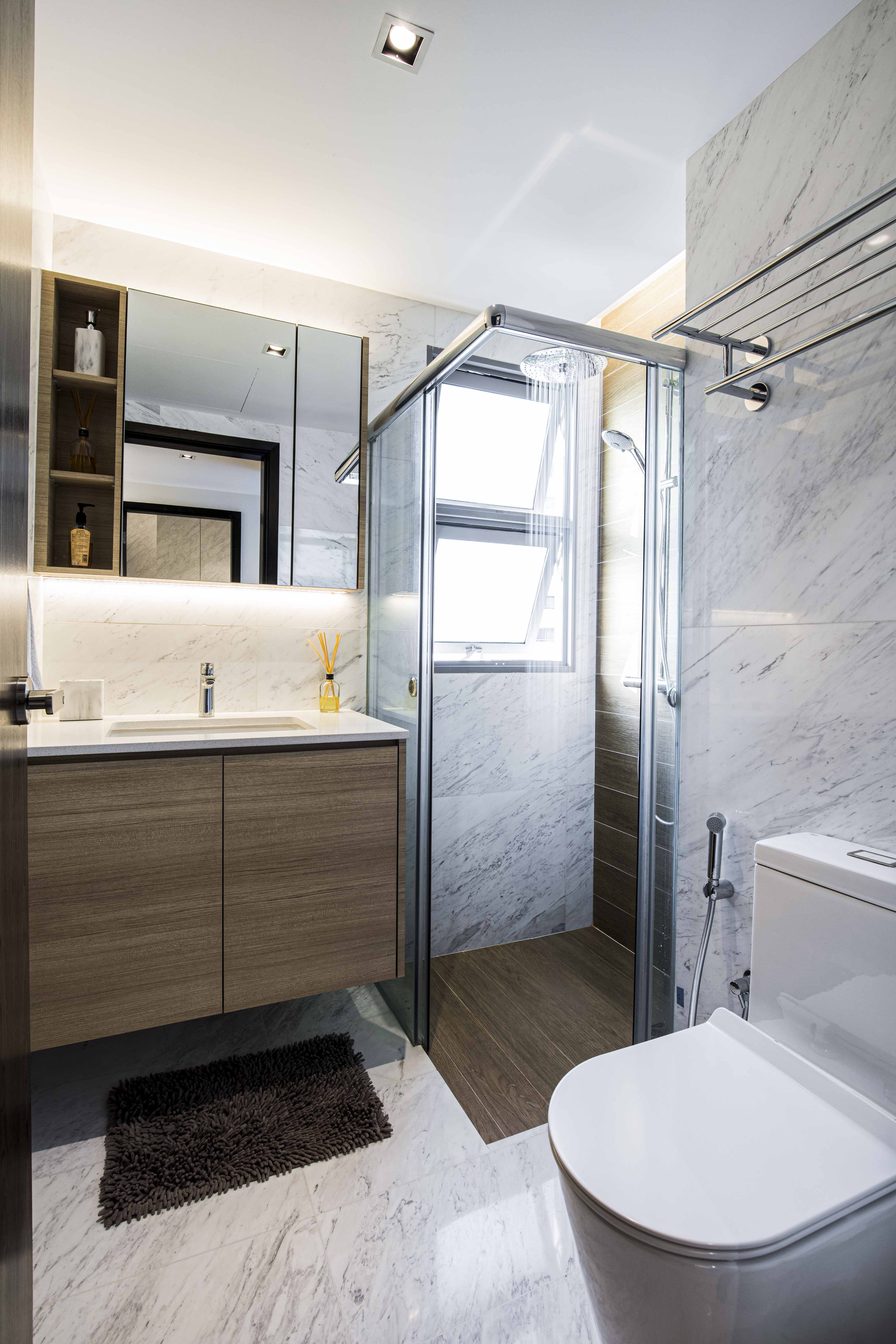 Contemporary Design - Bathroom - Condominium - Design by Sky Creation